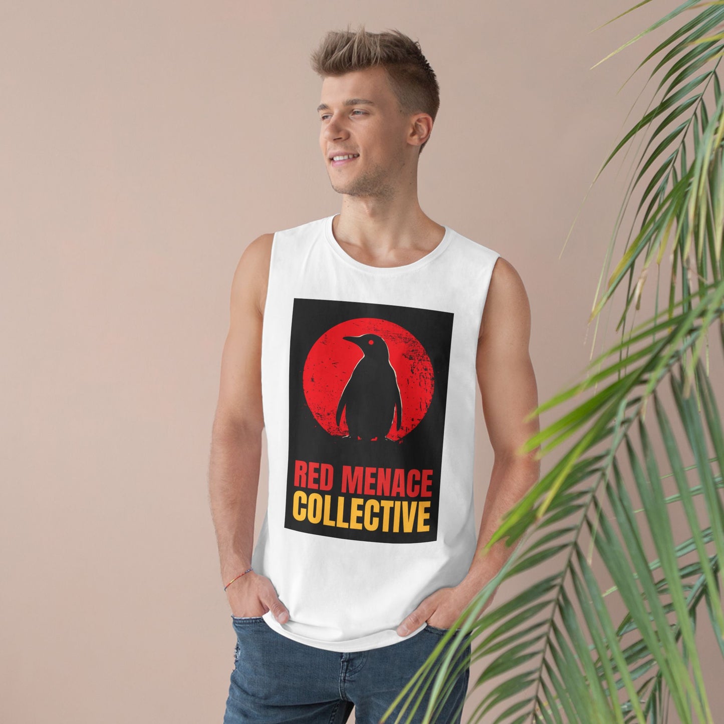 Red Menace Collective - Penguin Unisex Barnard Tank
