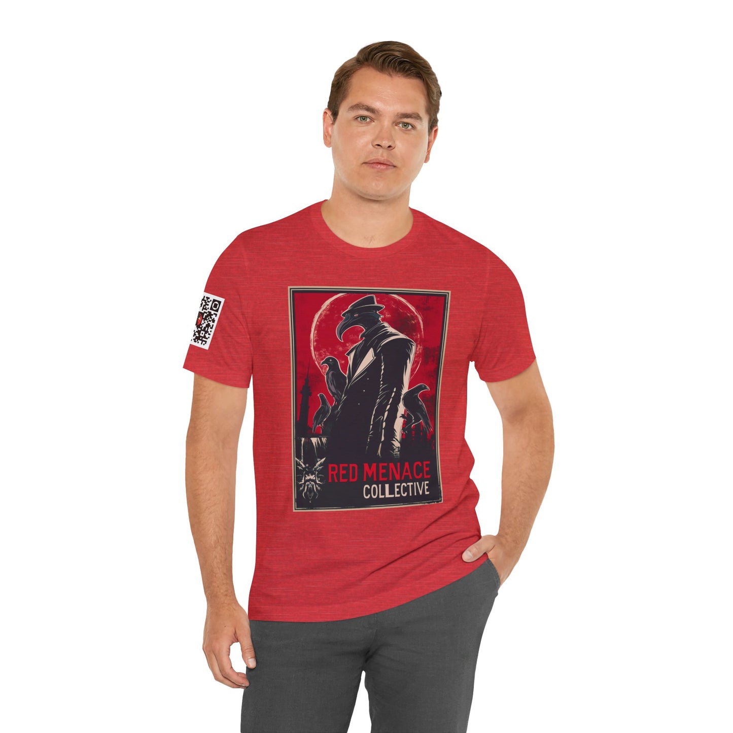 Red Menace Collective Propaganda Unisex Jersey Short Sleeve Tee