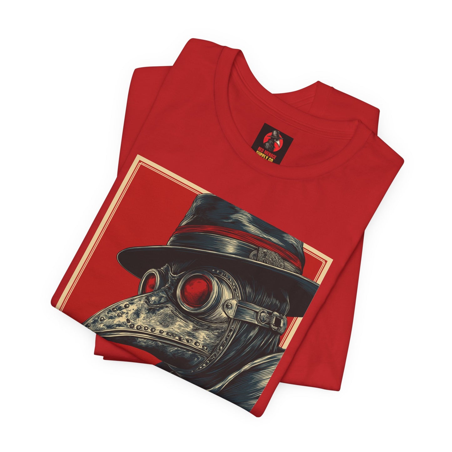 Red Menace Collective Plague Doctor Propaganda T-Shirt