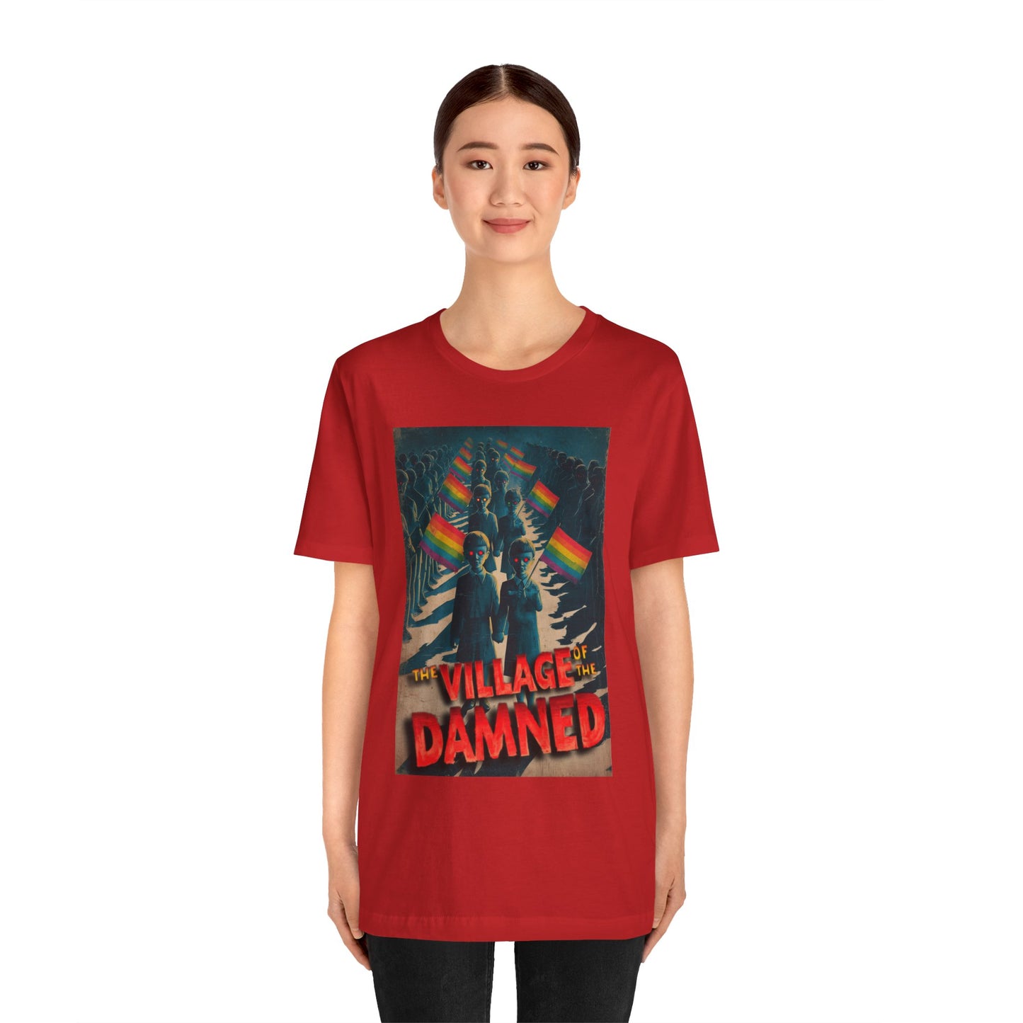 LIMITED EDITION HALLOWEEN 2025: Village Of The Damned Movie Poster Jersey T-Shirt