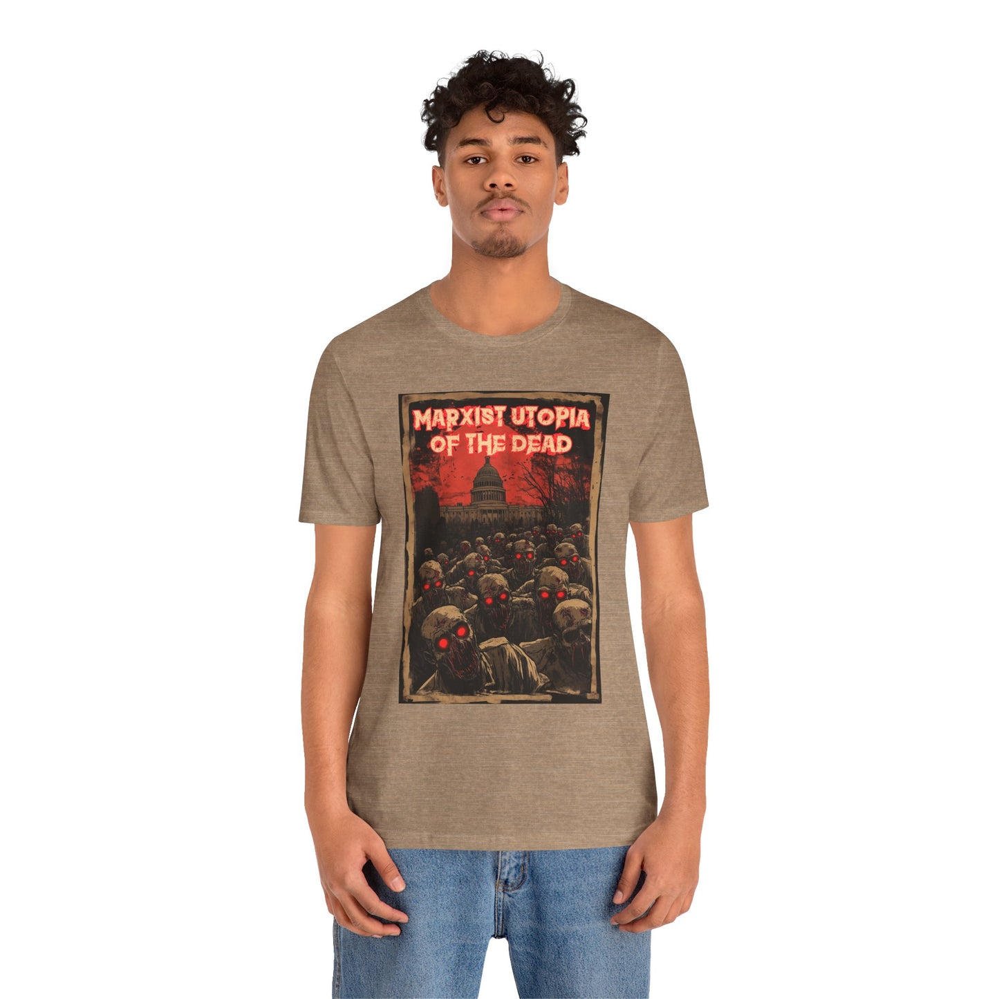 LIMITED EDITION HALLOWEEN 2025: Marxist Utopia of the Dead Movie Jersey T-Shirt