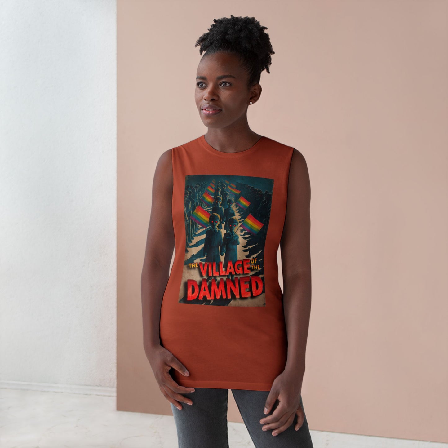 LIMITED EDITION HALLOWEEN 2025: Village Of The Damned Movie Poster Tank Top