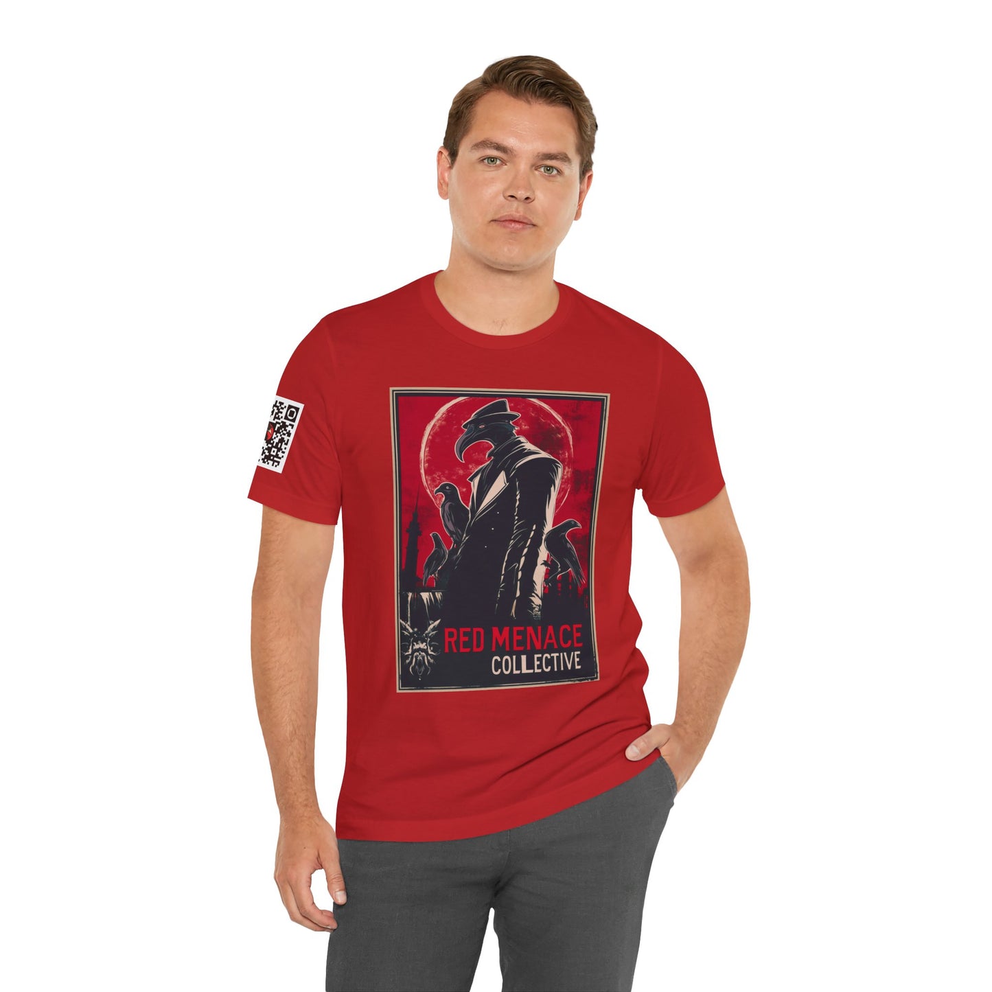 Red Menace Collective Propaganda Unisex Jersey Short Sleeve Tee