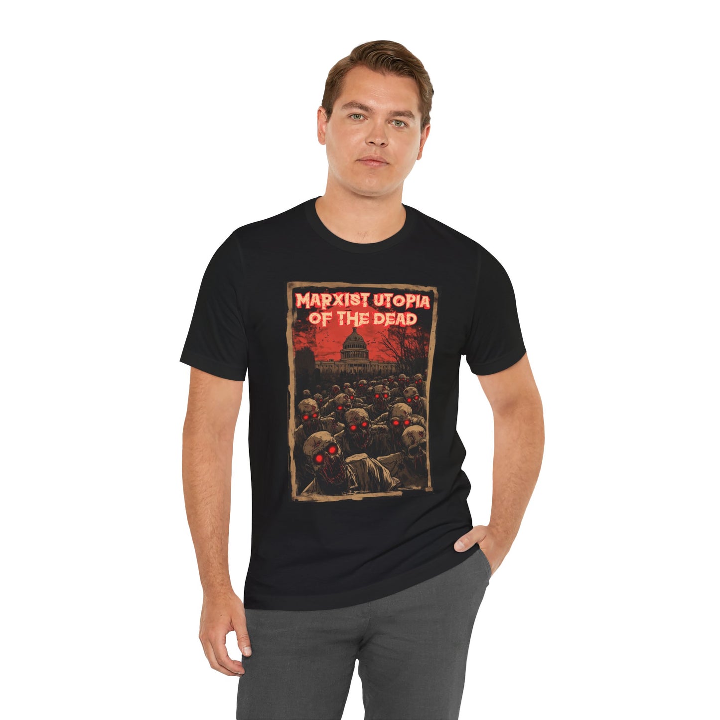 LIMITED EDITION HALLOWEEN 2025: Marxist Utopia of the Dead Movie Jersey T-Shirt
