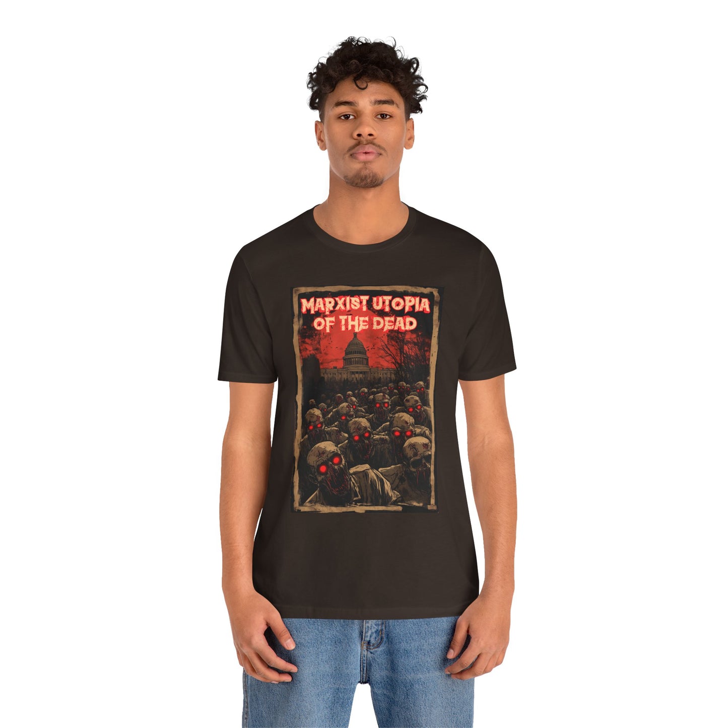 LIMITED EDITION HALLOWEEN 2025: Marxist Utopia of the Dead Movie Jersey T-Shirt