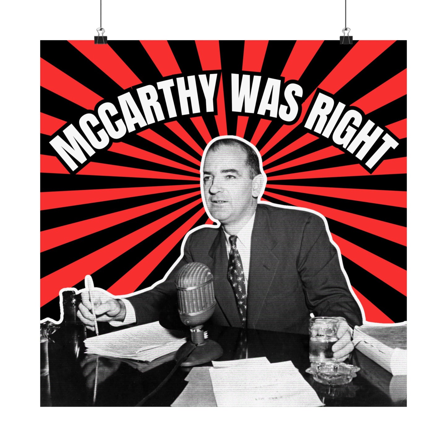 McCarthy Was Right Design 3 Matte Vertical Posters