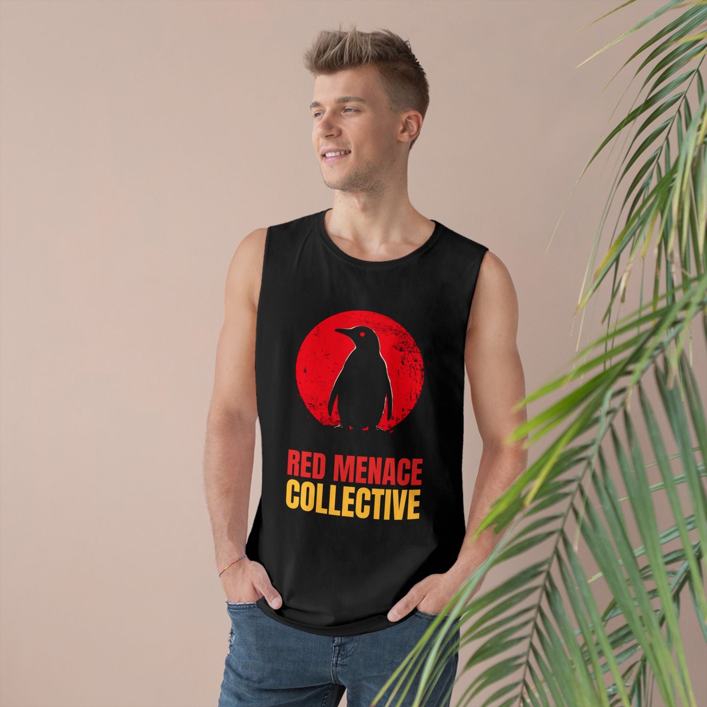 Red Menace Collective - Penguin Unisex Barnard Tank