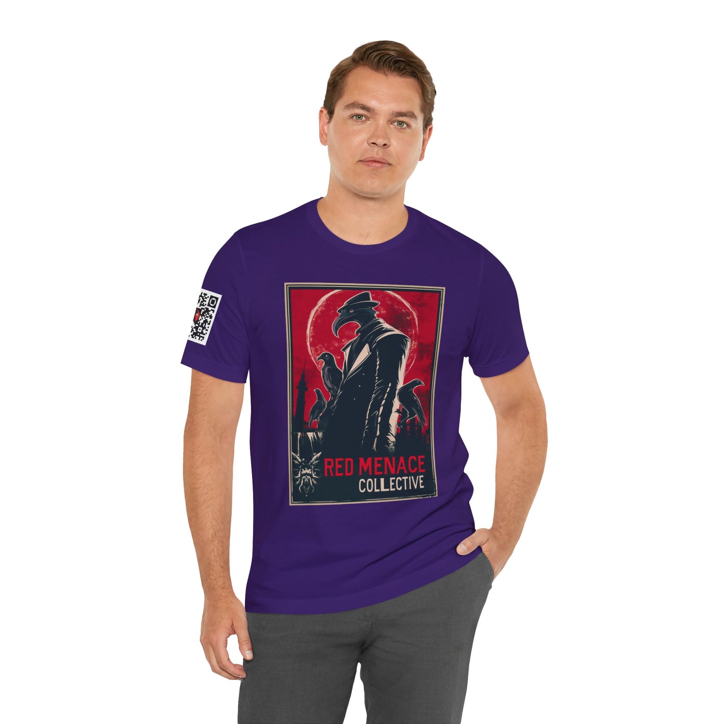 Red Menace Collective Propaganda Unisex Jersey Short Sleeve Tee