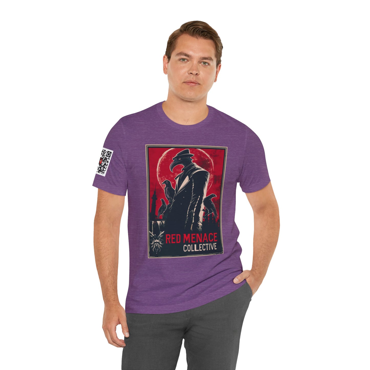 Red Menace Collective Propaganda Unisex Jersey Short Sleeve Tee