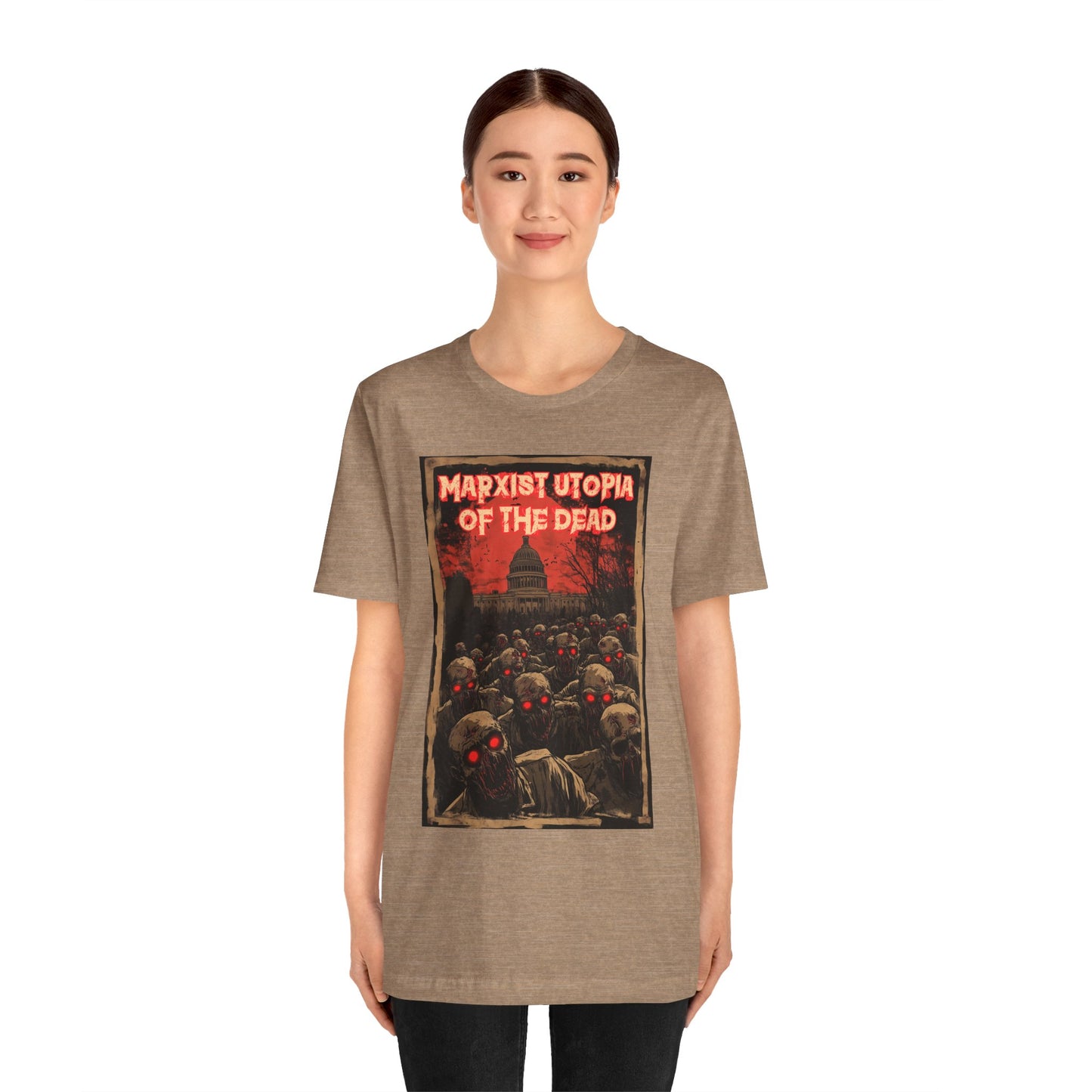 LIMITED EDITION HALLOWEEN 2025: Marxist Utopia of the Dead Movie Jersey T-Shirt