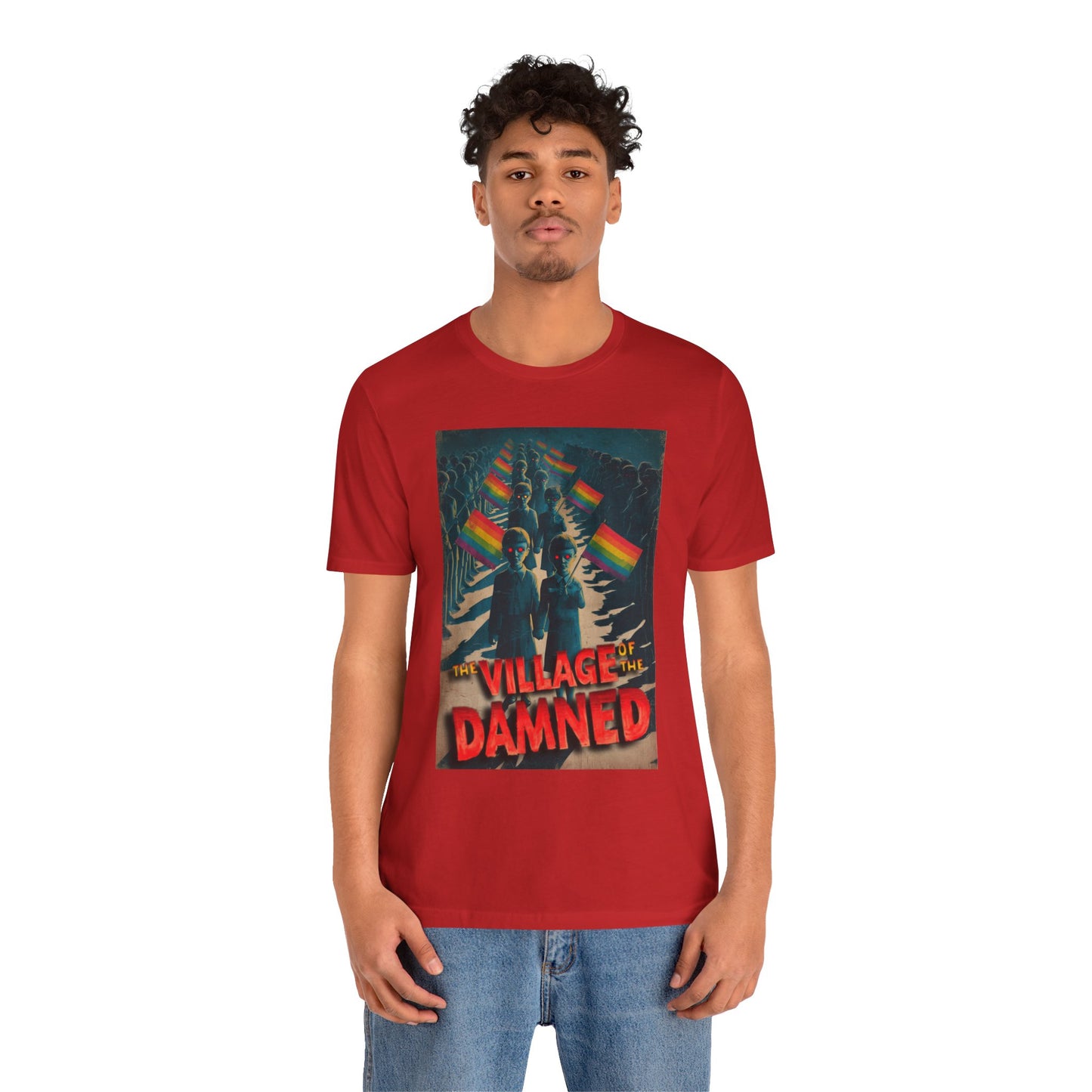 LIMITED EDITION HALLOWEEN 2025: Village Of The Damned Movie Poster Jersey T-Shirt
