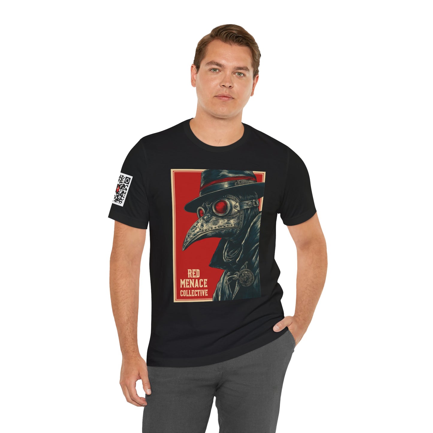 Red Menace Collective Plague Doctor Propaganda T-Shirt