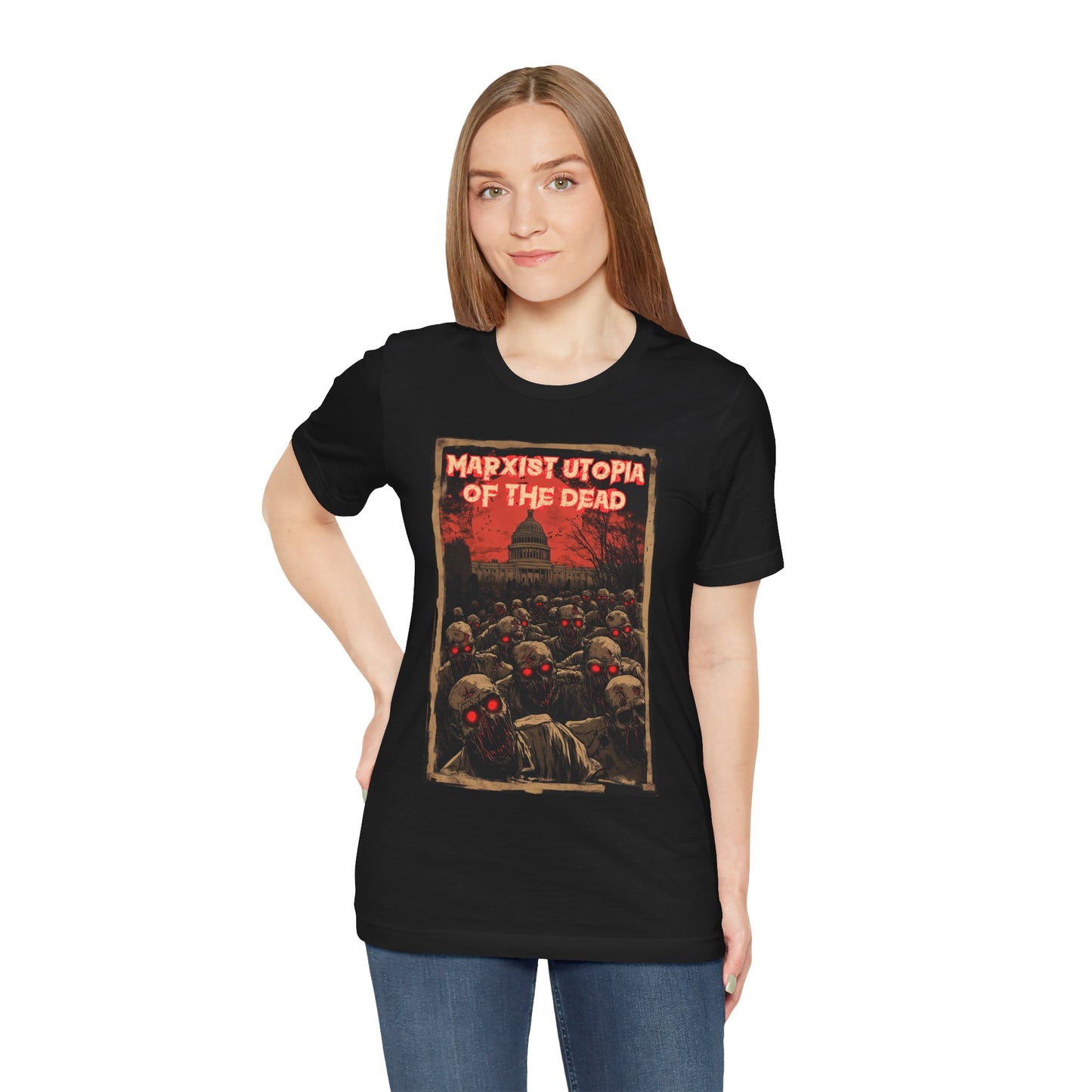 LIMITED EDITION HALLOWEEN 2025: Marxist Utopia of the Dead Movie Jersey T-Shirt