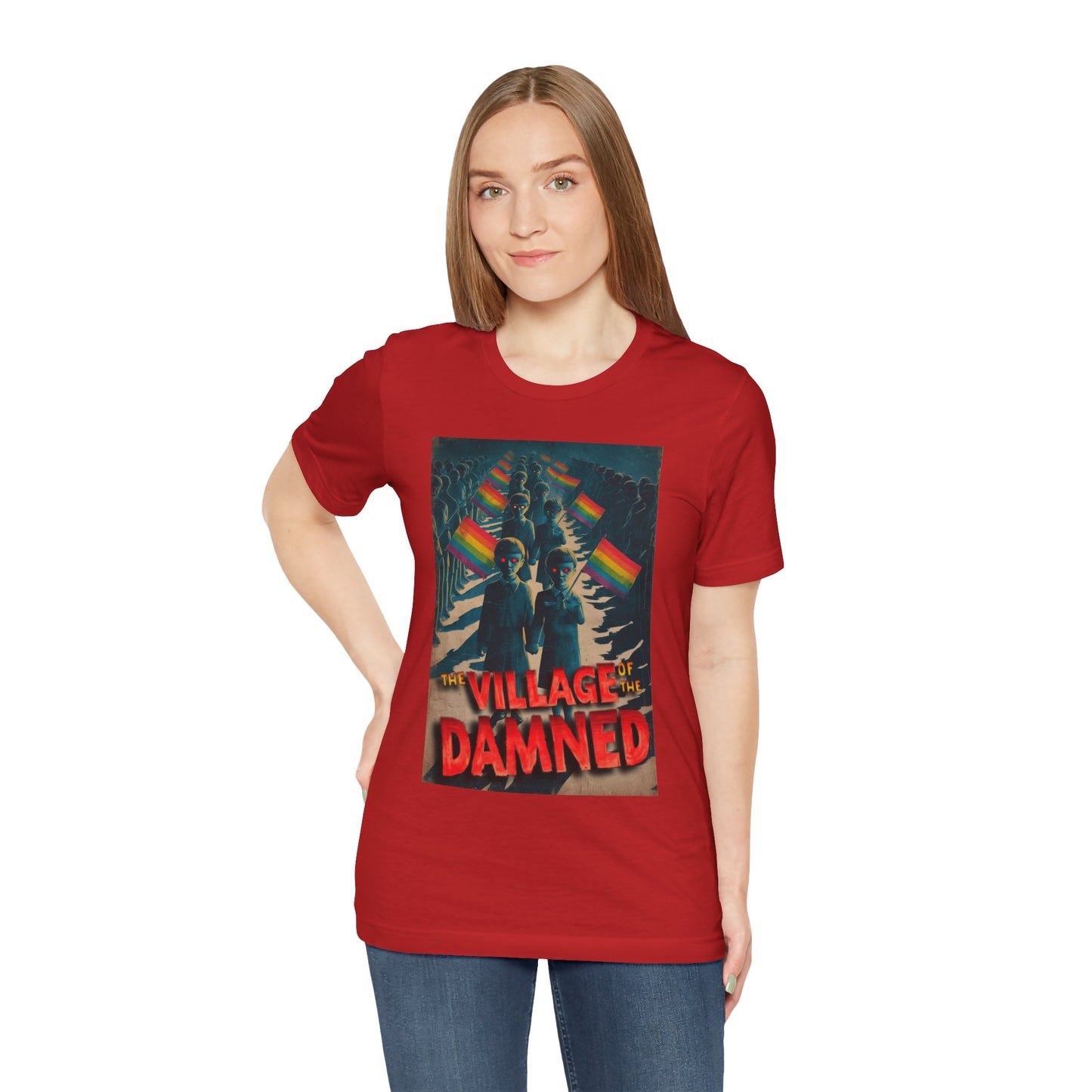 LIMITED EDITION HALLOWEEN 2025: Village Of The Damned Movie Poster Jersey T-Shirt