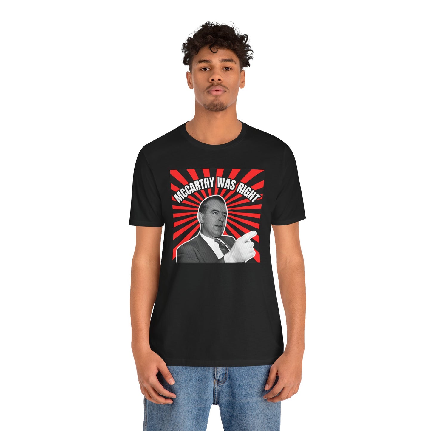 McCarthy Was Right Design 2 Unisex Jersey Short Sleeve Tee