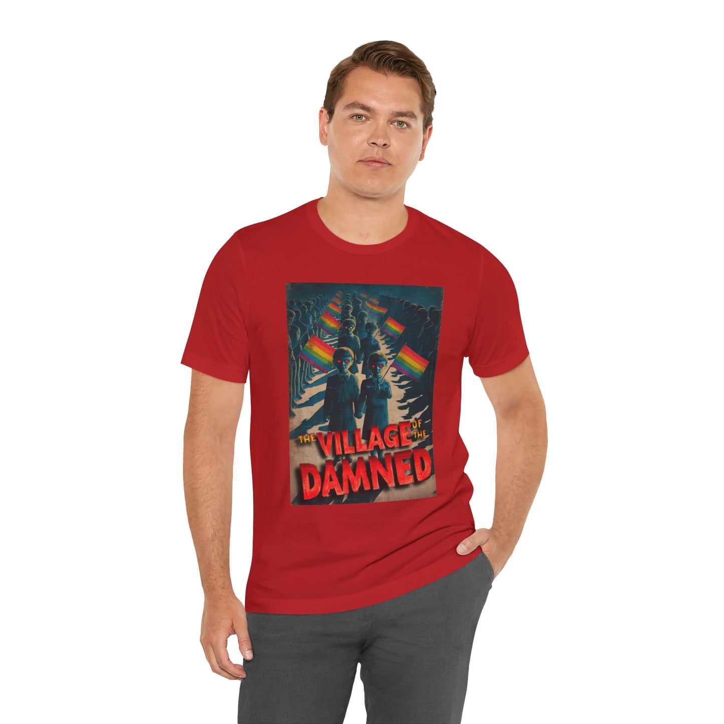 LIMITED EDITION HALLOWEEN 2025: Village Of The Damned Movie Poster Jersey T-Shirt