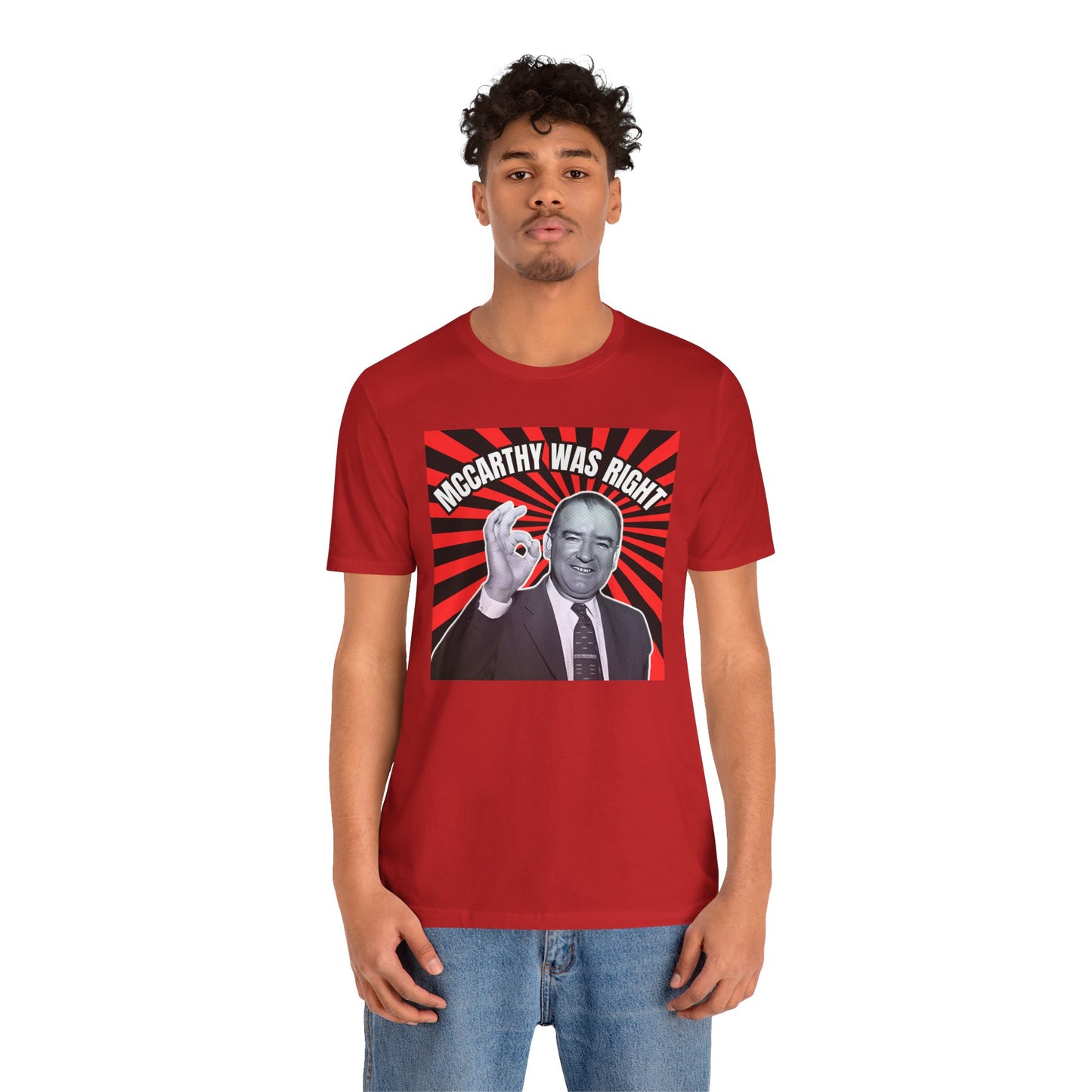 McCarthy Was Right Design 5 Unisex Jersey Short Sleeve Tee