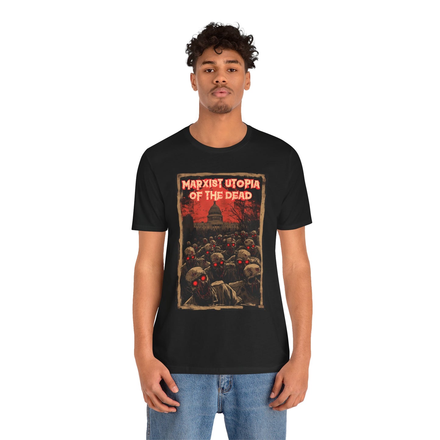 LIMITED EDITION HALLOWEEN 2025: Marxist Utopia of the Dead Movie Jersey T-Shirt
