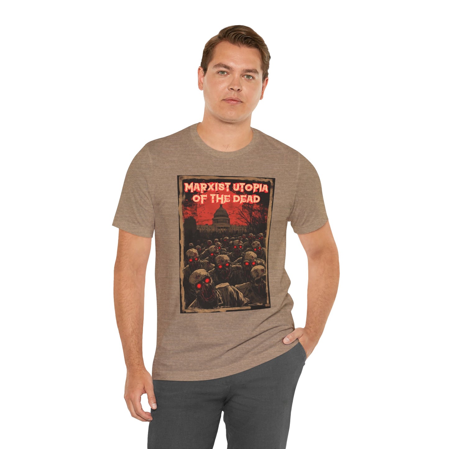 LIMITED EDITION HALLOWEEN 2025: Marxist Utopia of the Dead Movie Jersey T-Shirt