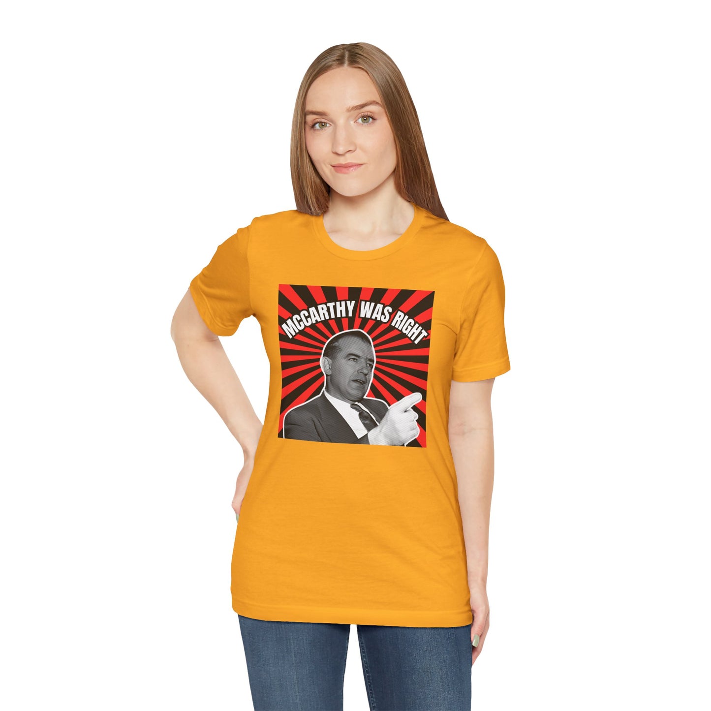 McCarthy Was Right Design 2 Unisex Jersey Short Sleeve Tee