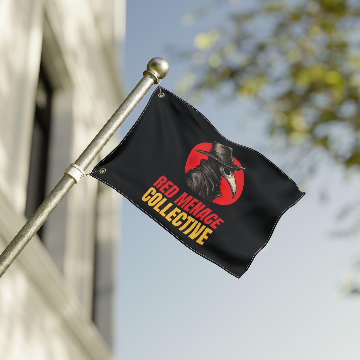 Red Menace Collective Double-Sided Decorative Flag