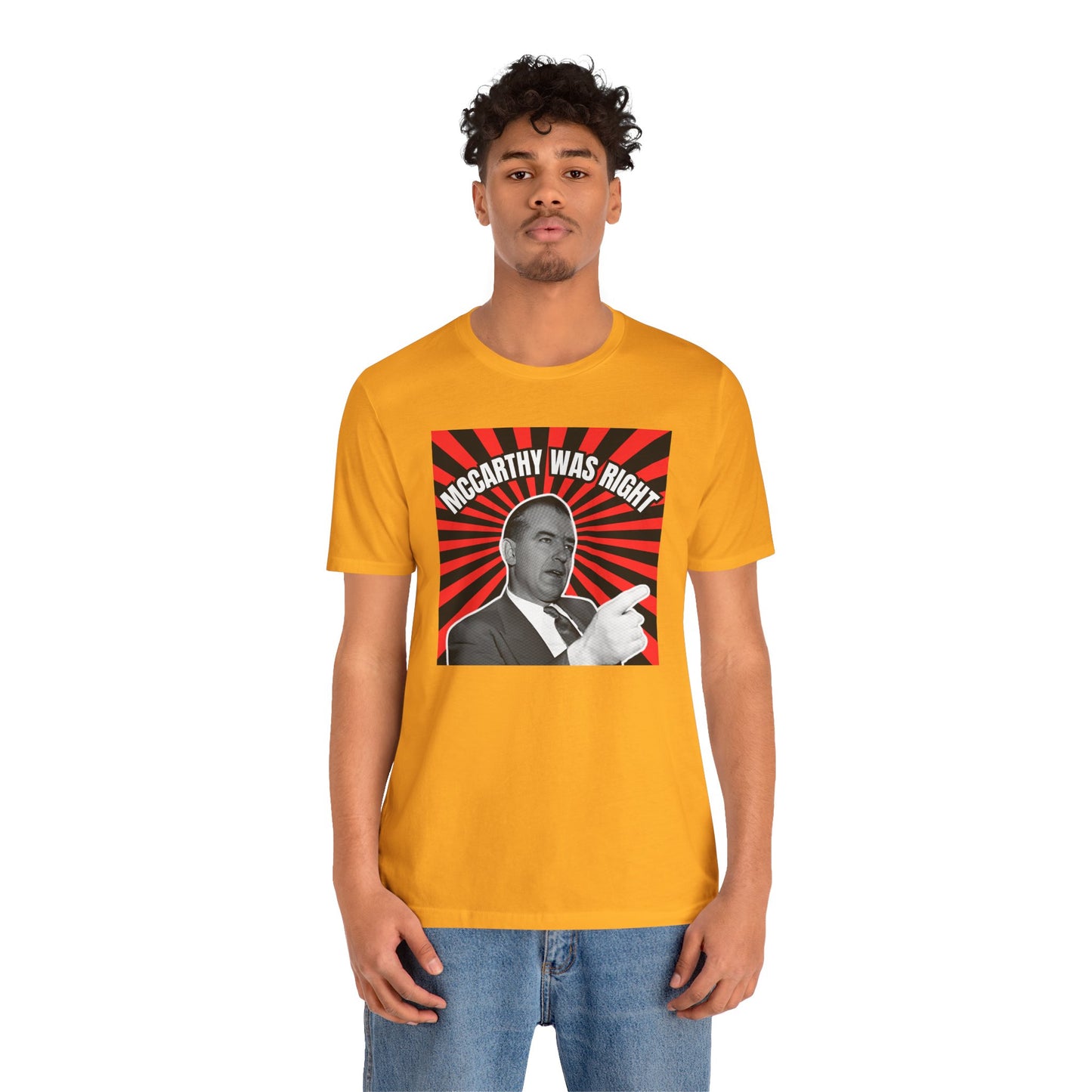 McCarthy Was Right Design 2 Unisex Jersey Short Sleeve Tee