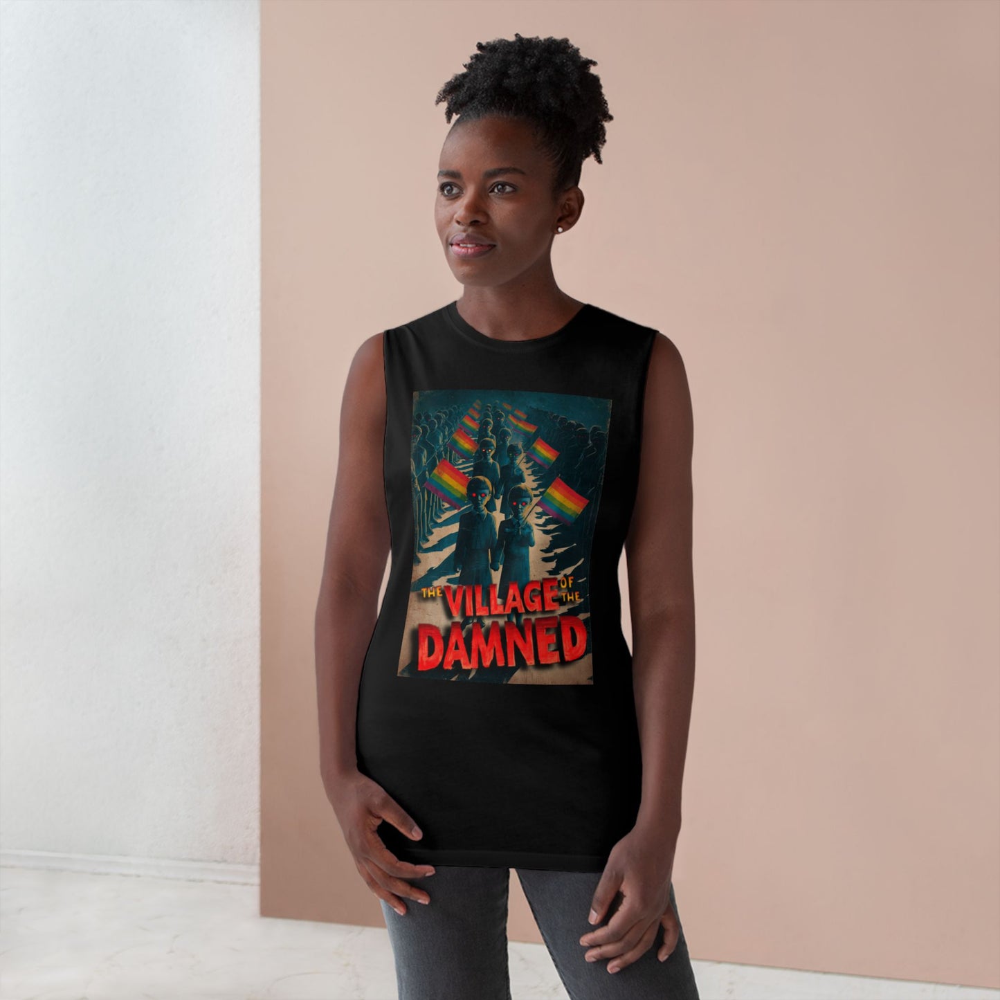 LIMITED EDITION HALLOWEEN 2025: Village Of The Damned Movie Poster Tank Top