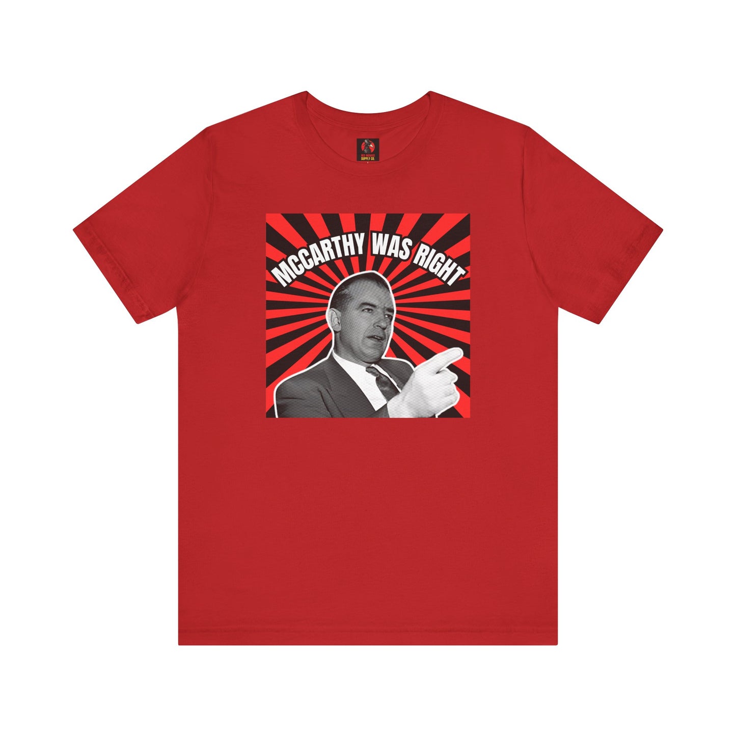 McCarthy Was Right Design 2 Unisex Jersey Short Sleeve Tee