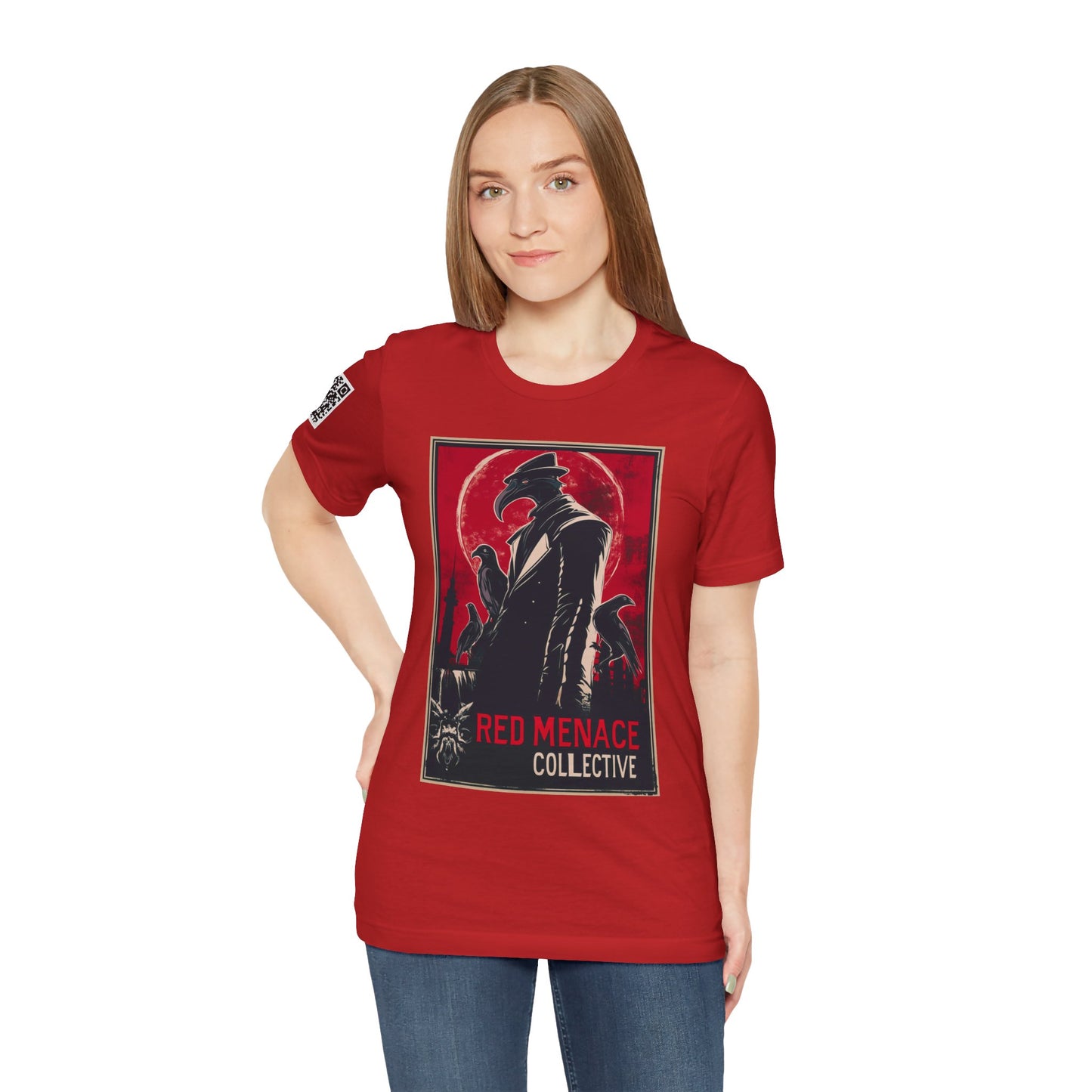 Red Menace Collective Propaganda Unisex Jersey Short Sleeve Tee