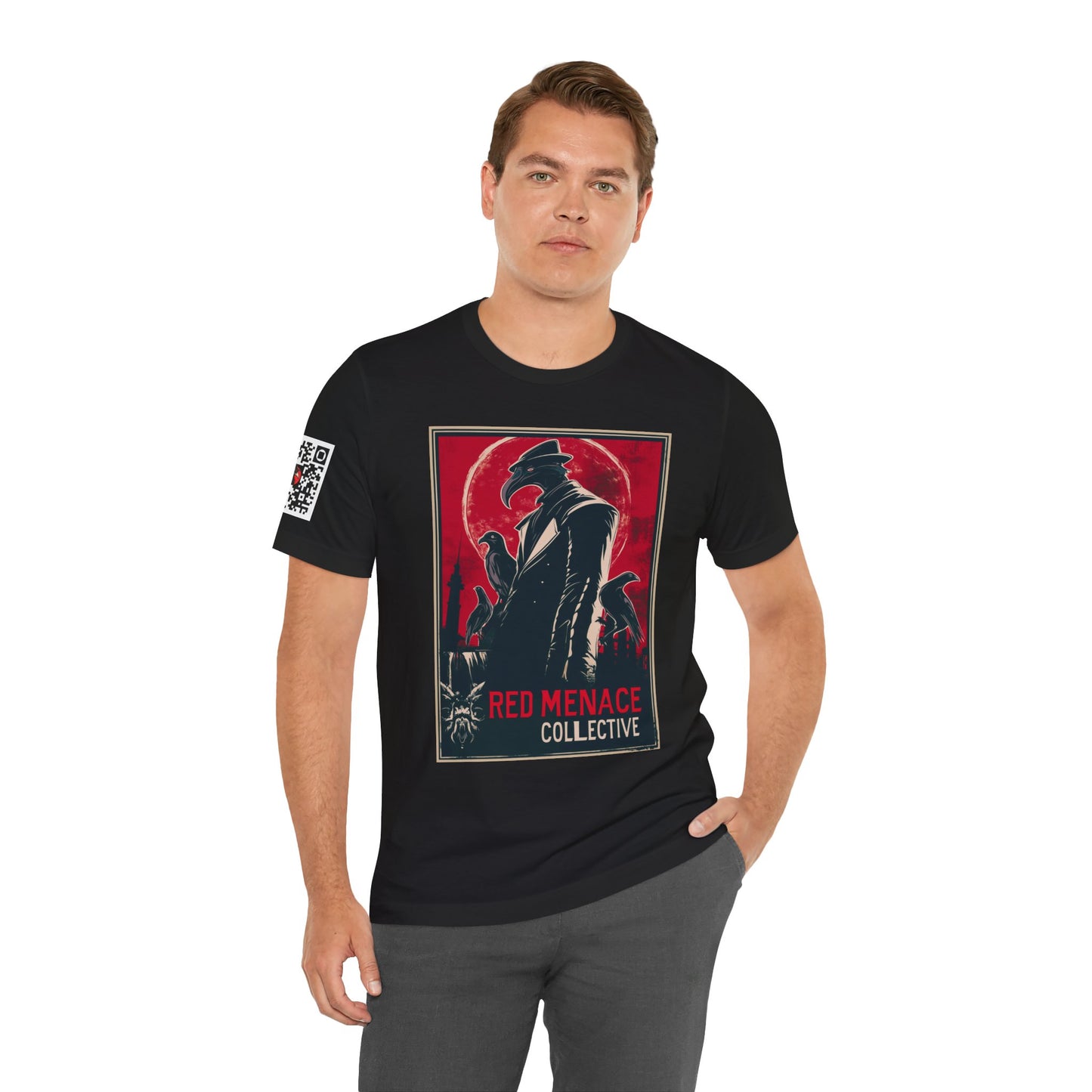 Red Menace Collective Propaganda Unisex Jersey Short Sleeve Tee