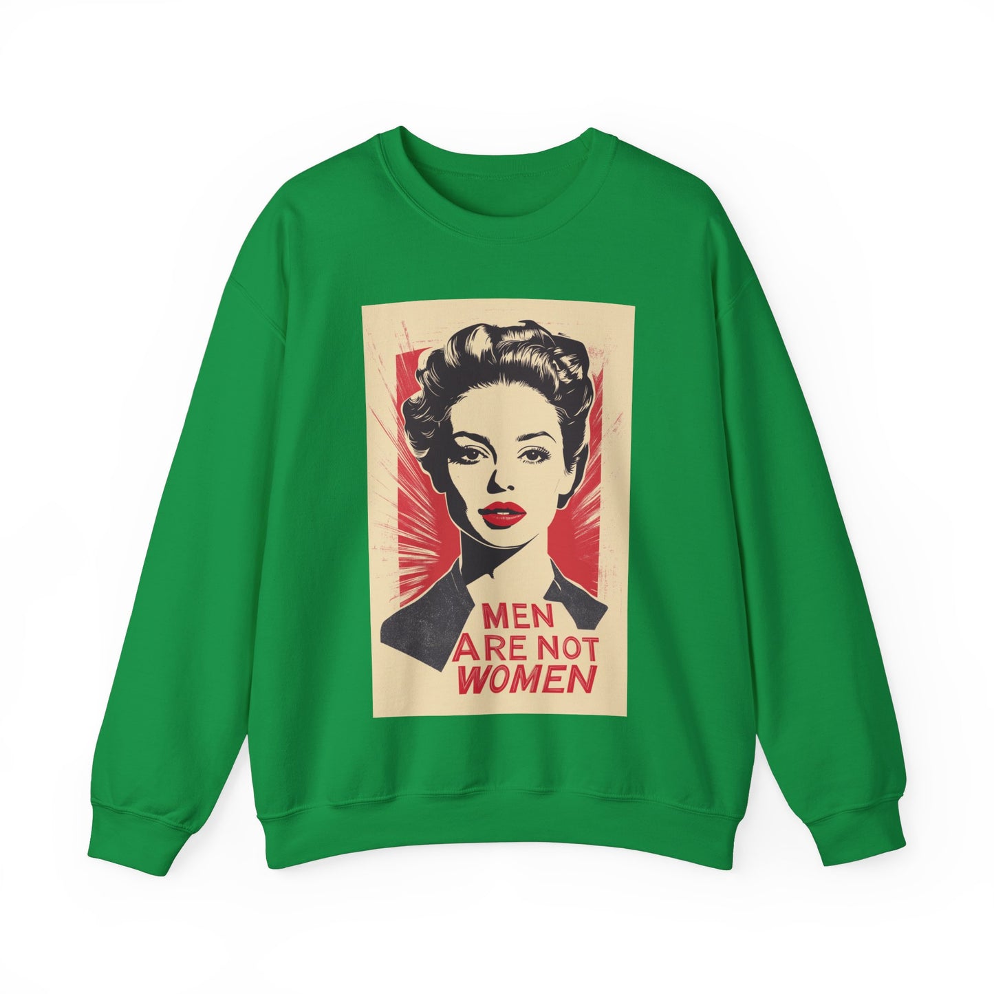 Men Are Not Women Unisex Heavy Blend™ Crewneck Sweatshirt