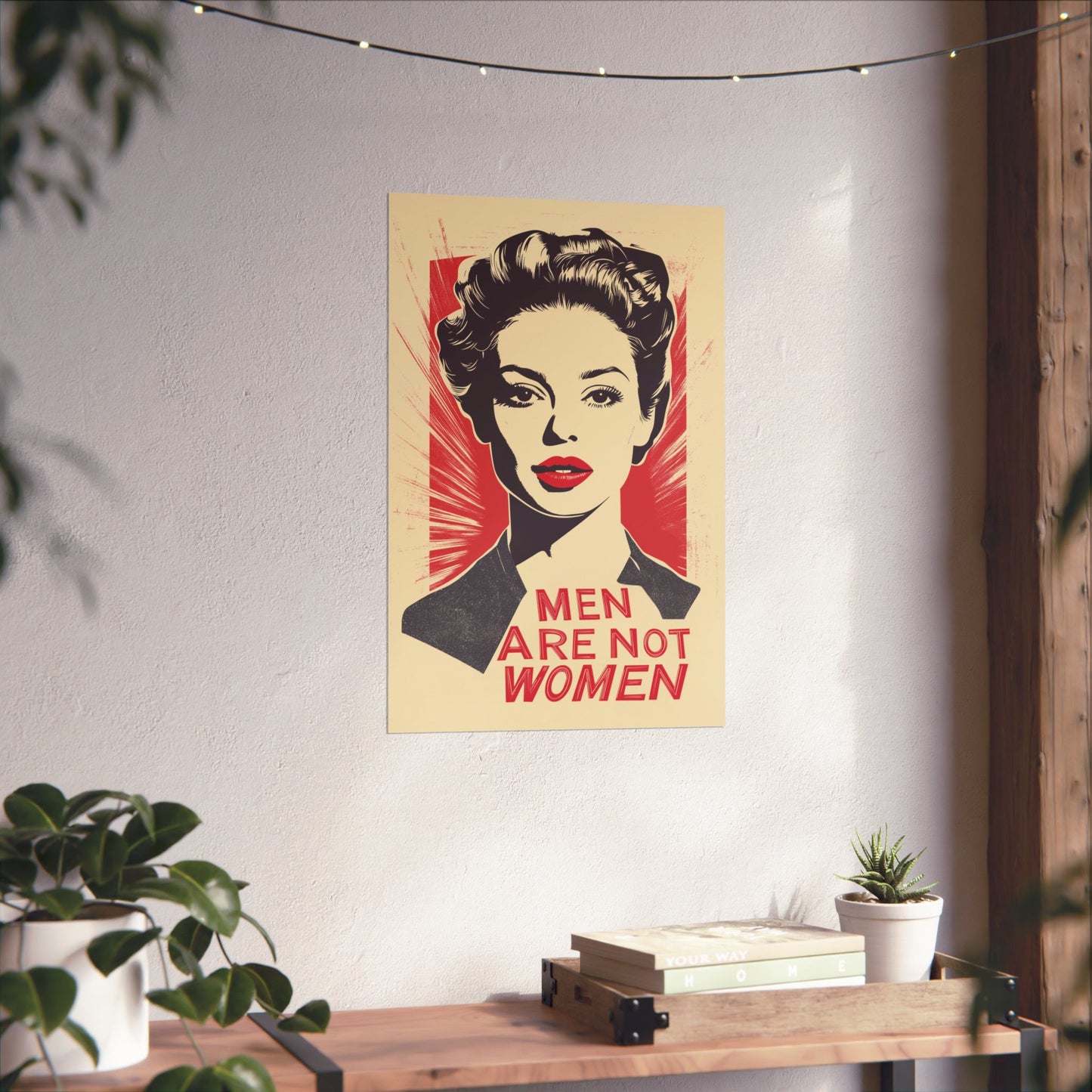 Men Are Not Women  Matte Vertical Posters
