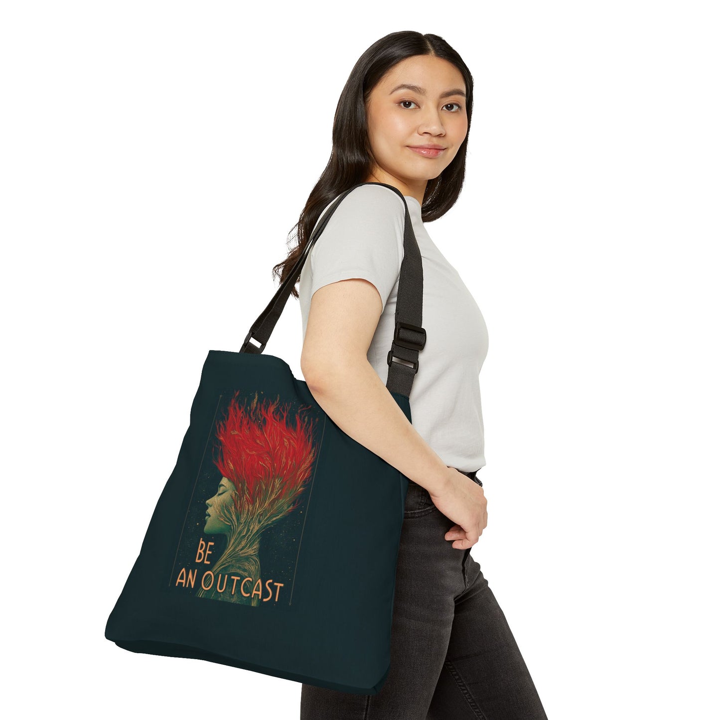 Be An Outcast Adjustable Tote Bag
