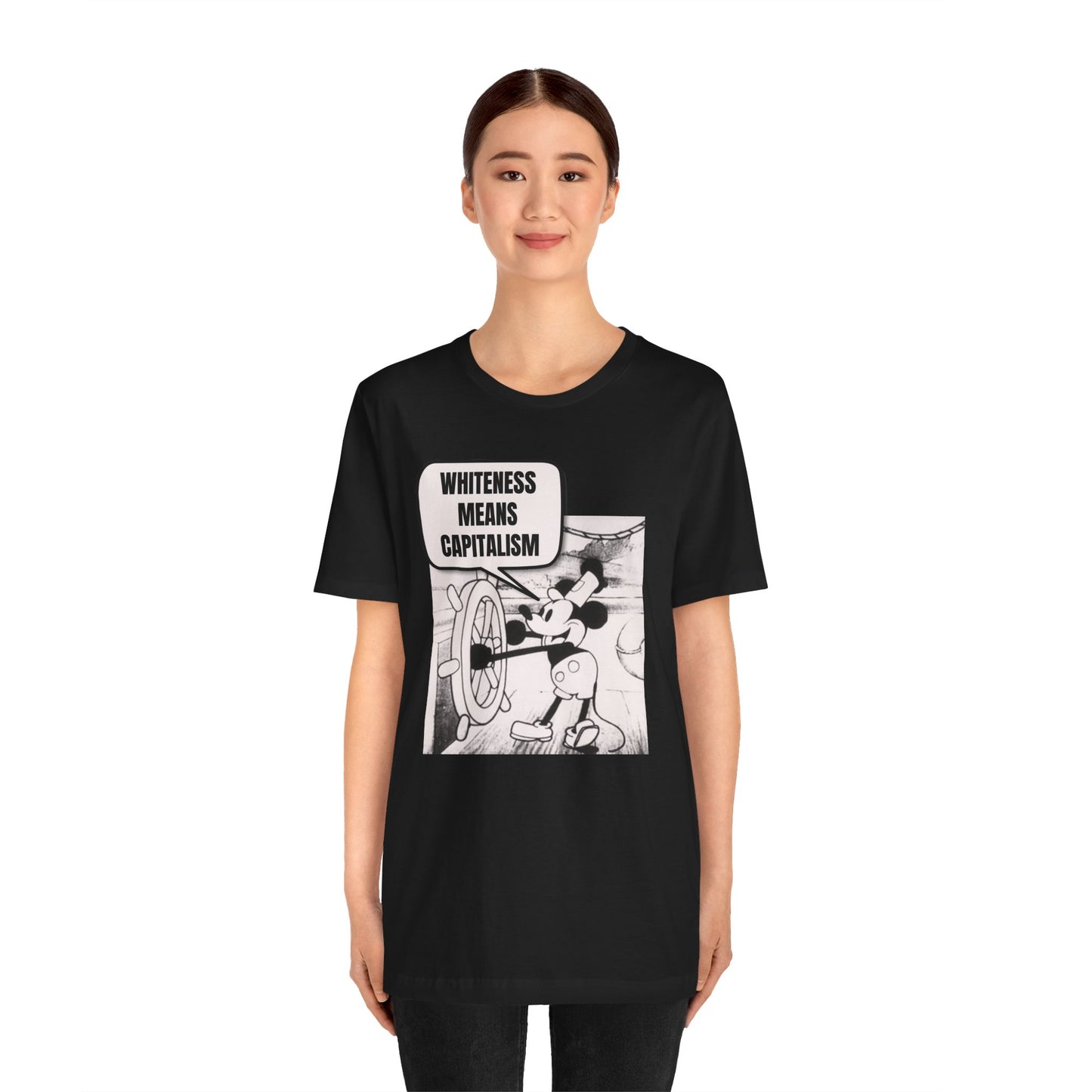 Mickey Says Whiteness Means Capitalism T-Shirt