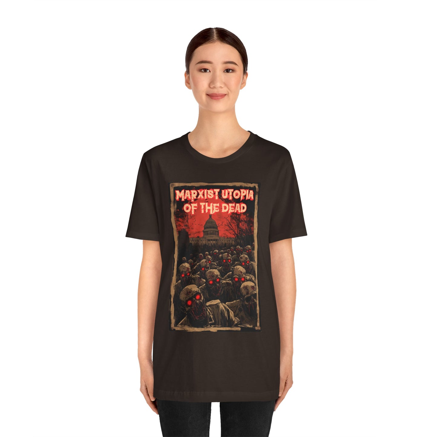 LIMITED EDITION HALLOWEEN 2025: Marxist Utopia of the Dead Movie Jersey T-Shirt