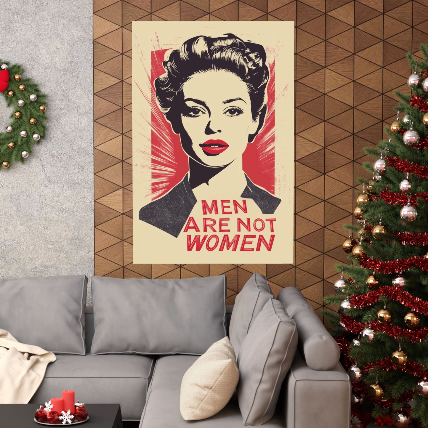 Men Are Not Women  Matte Vertical Posters