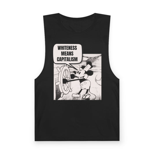 Mickey Says Whiteness Means Capitalism Tank Top