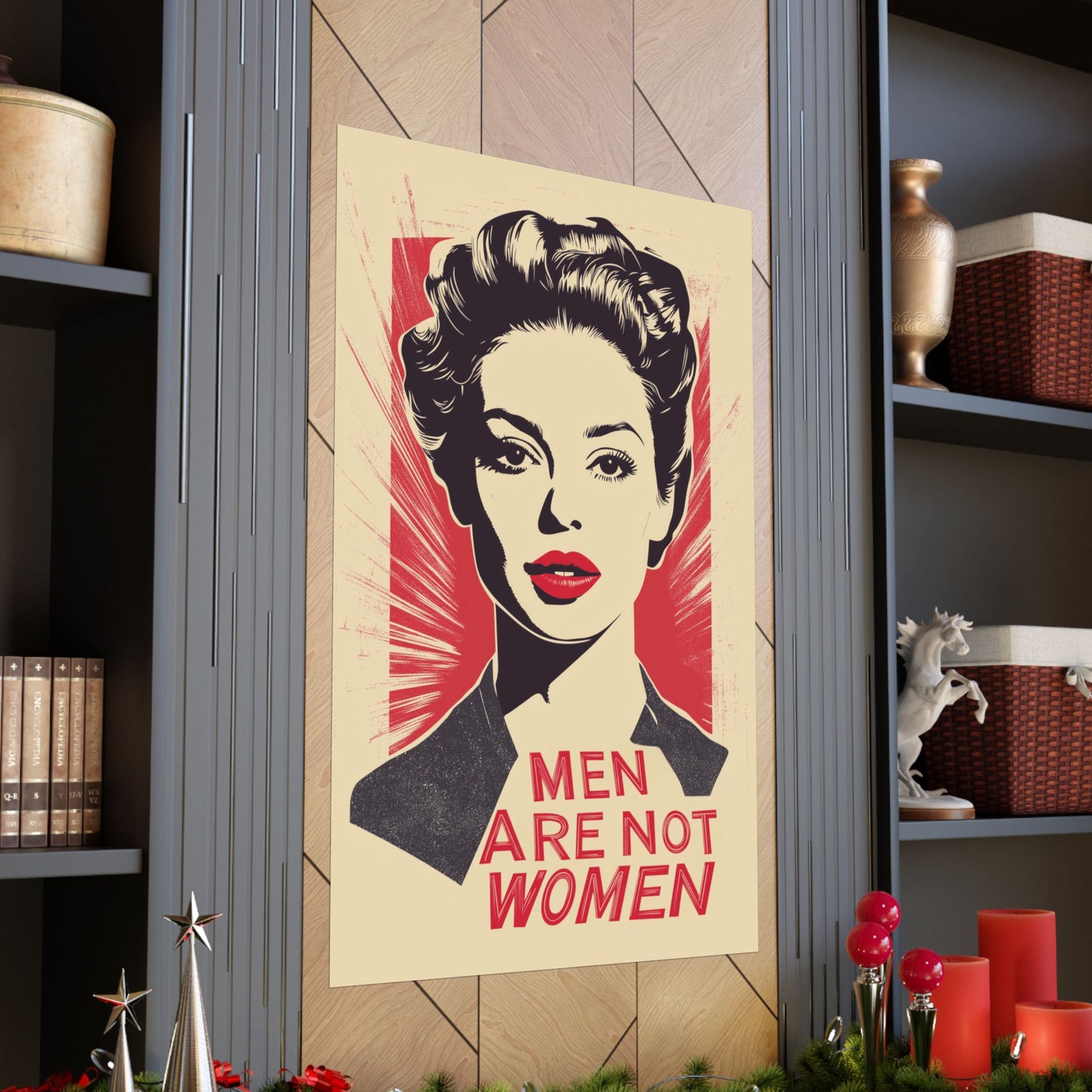 Men Are Not Women  Matte Vertical Posters