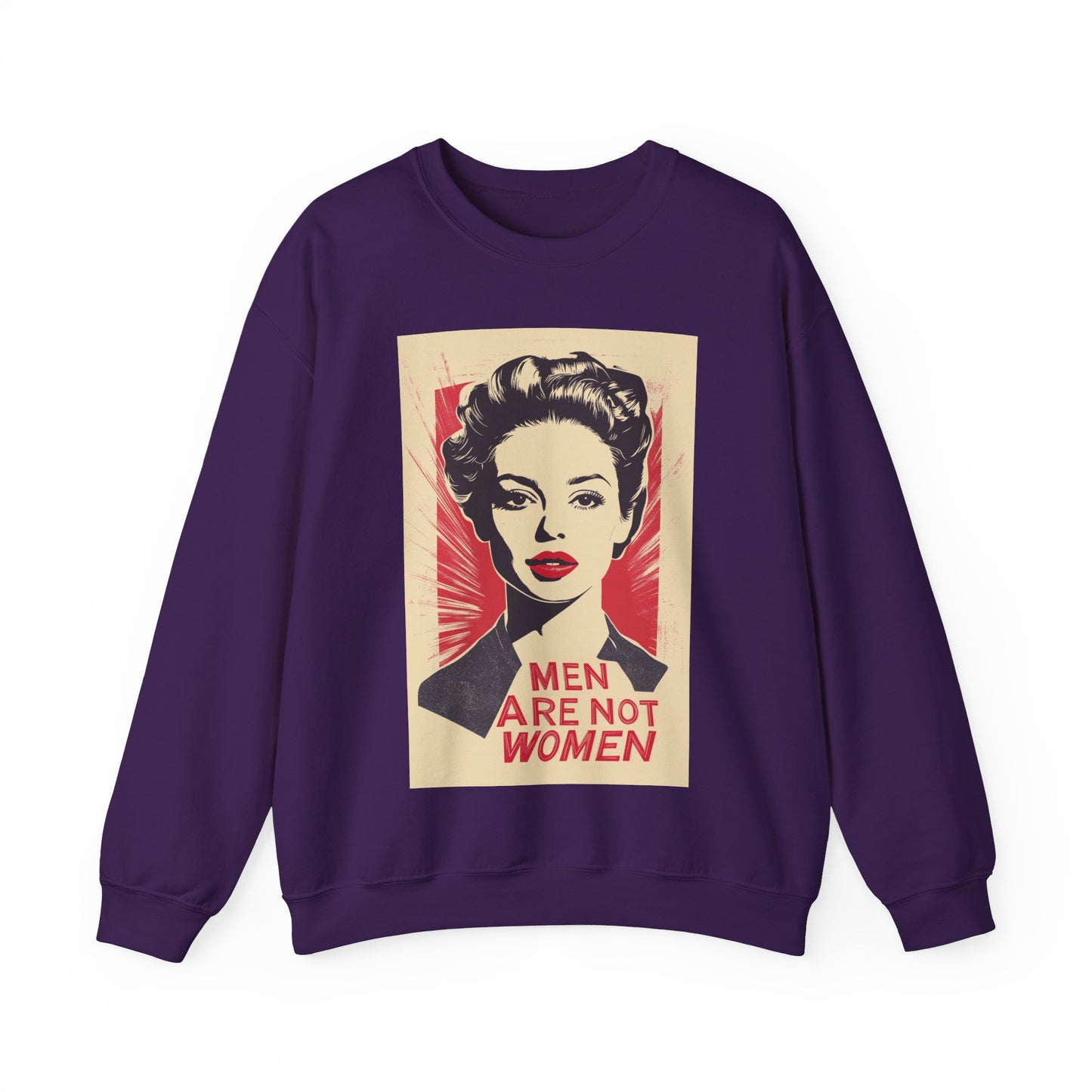 Men Are Not Women Unisex Heavy Blend™ Crewneck Sweatshirt