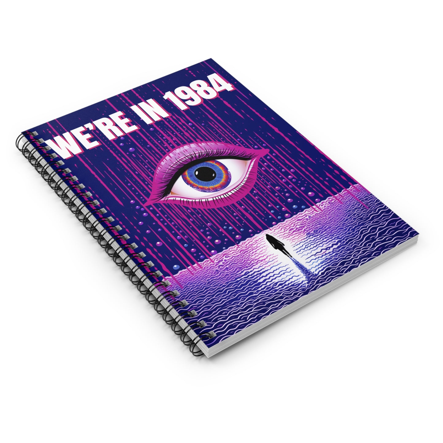 1984 Spiral Notebook - Ruled Line