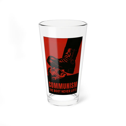 LIMITED EDITION HALLOWEEN 2025: Communism, The Boot Never Lifts Pint Glass