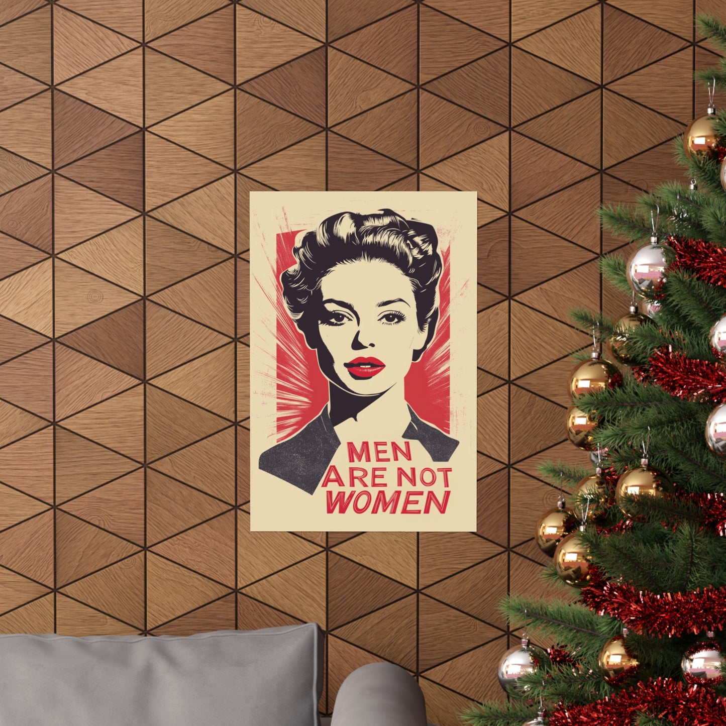 Men Are Not Women  Matte Vertical Posters