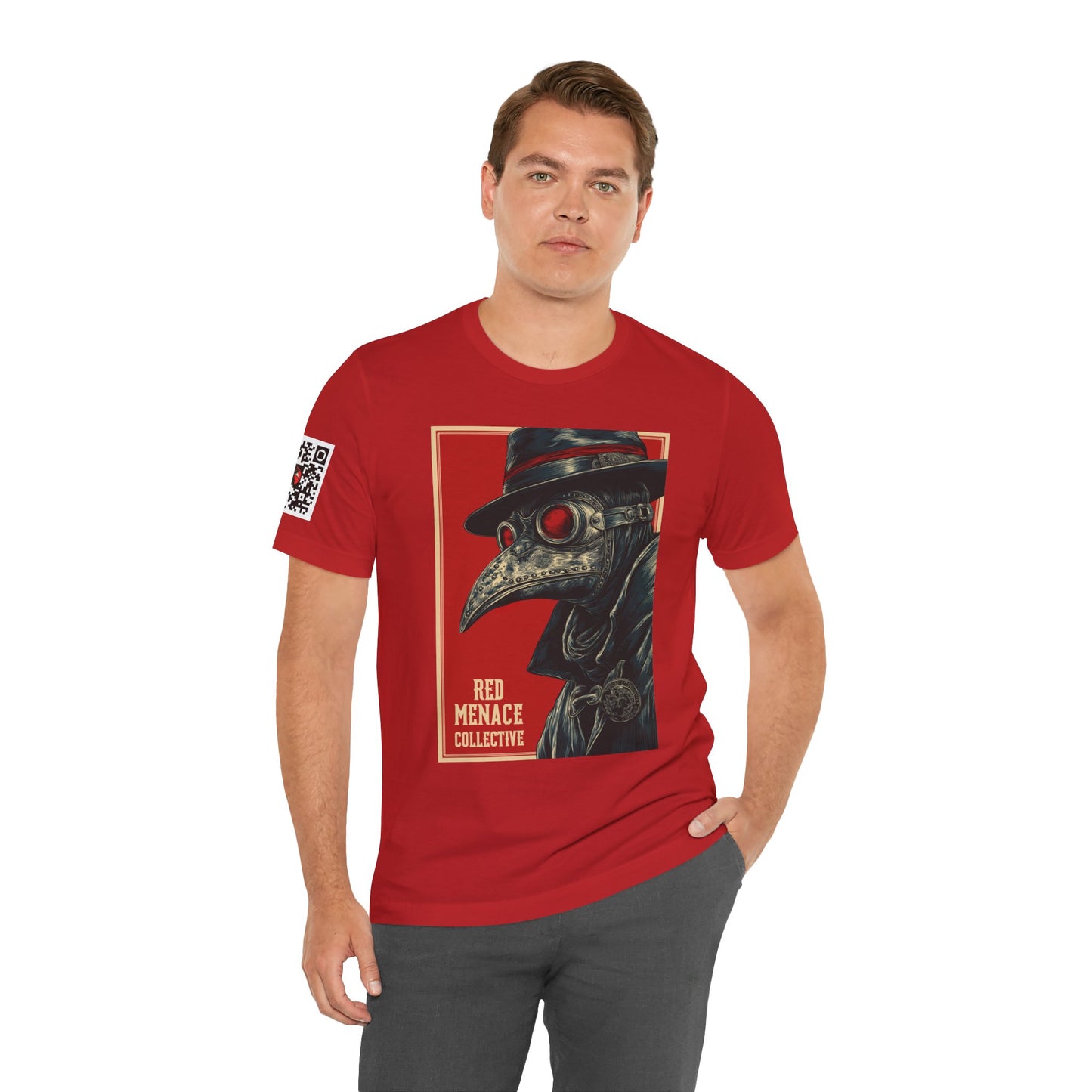 Red Menace Collective Plague Doctor Propaganda T-Shirt