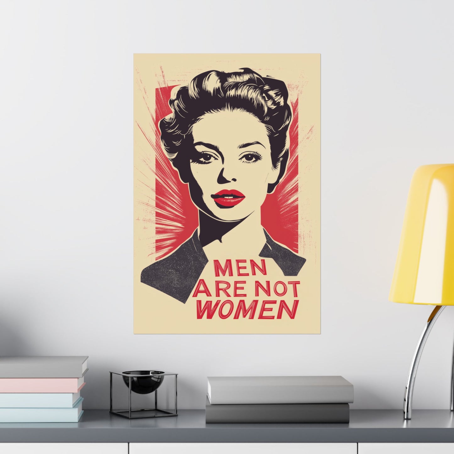 Men Are Not Women  Matte Vertical Posters