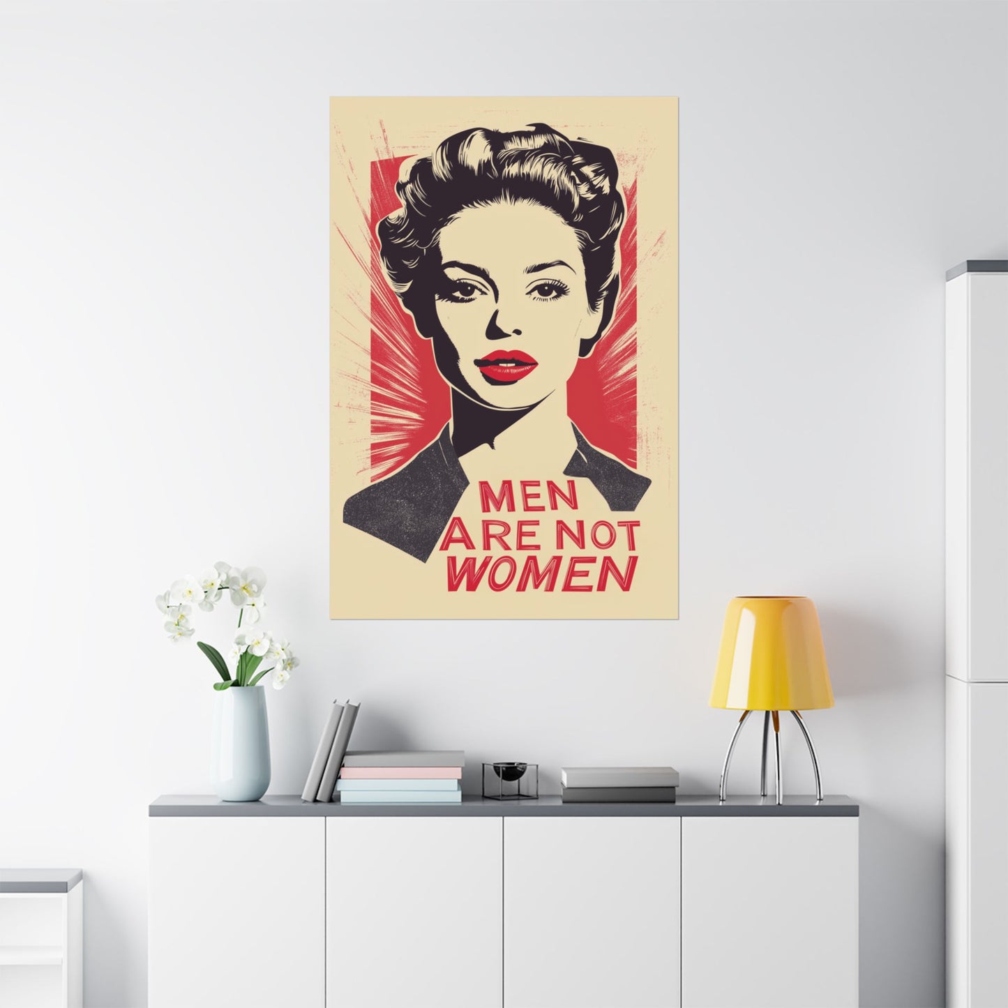 Men Are Not Women  Matte Vertical Posters