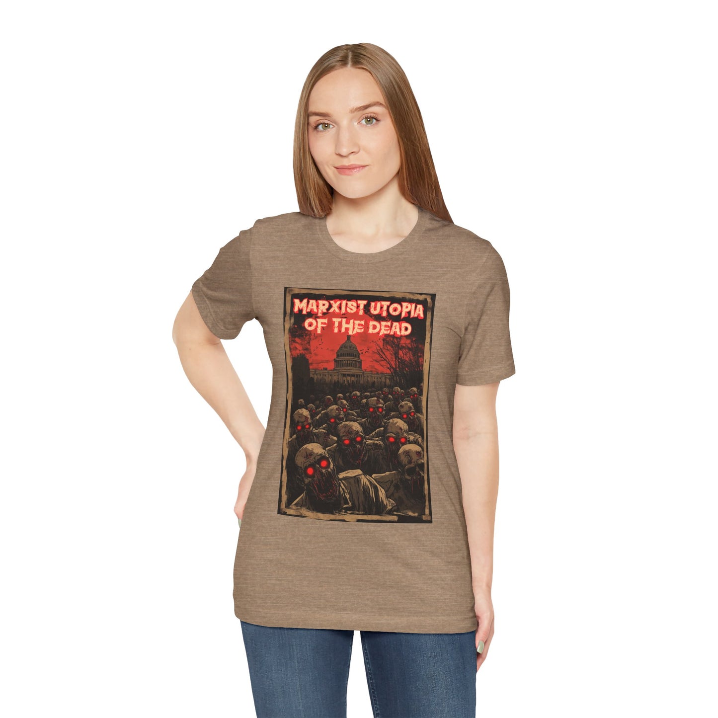 LIMITED EDITION HALLOWEEN 2025: Marxist Utopia of the Dead Movie Jersey T-Shirt