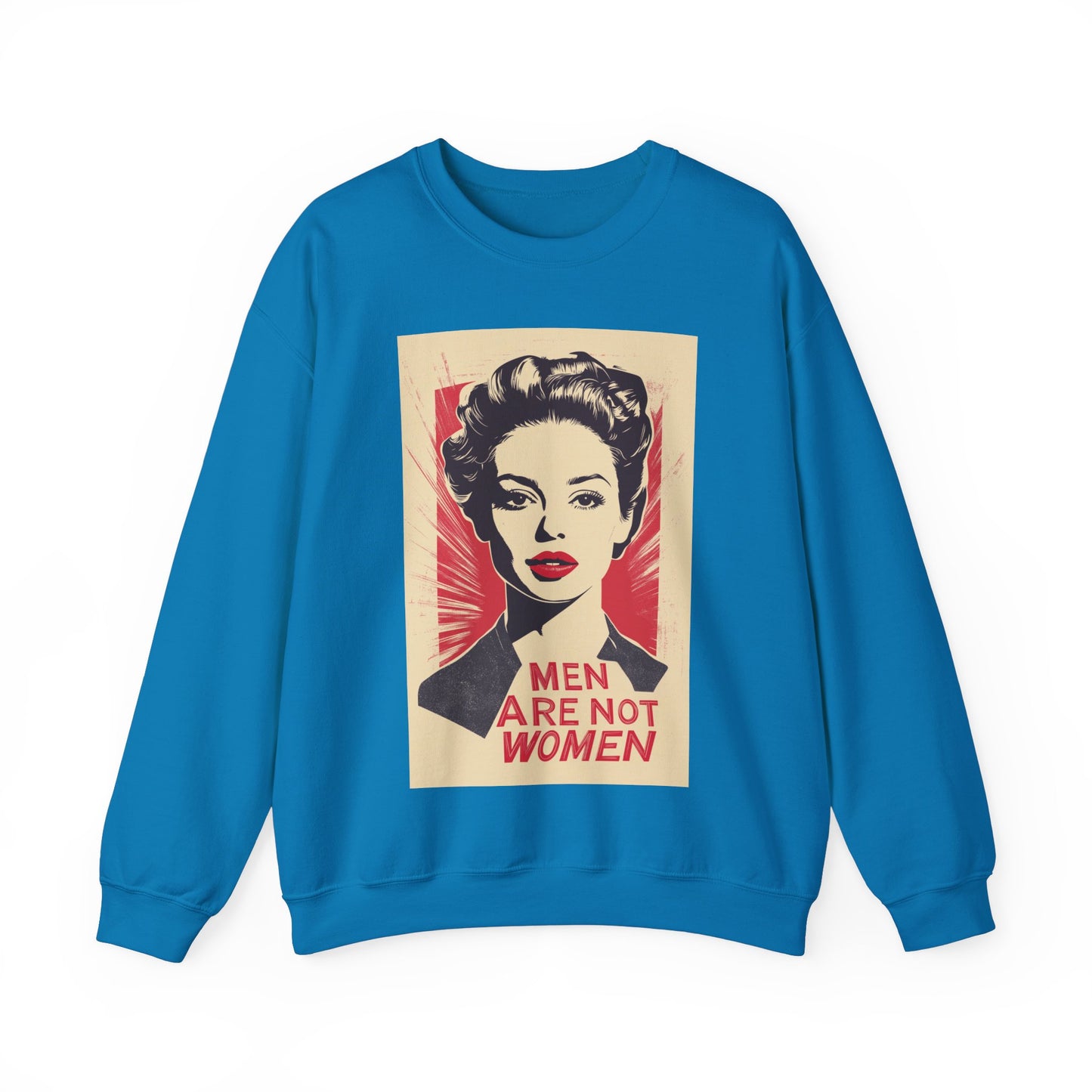 Men Are Not Women Unisex Heavy Blend™ Crewneck Sweatshirt