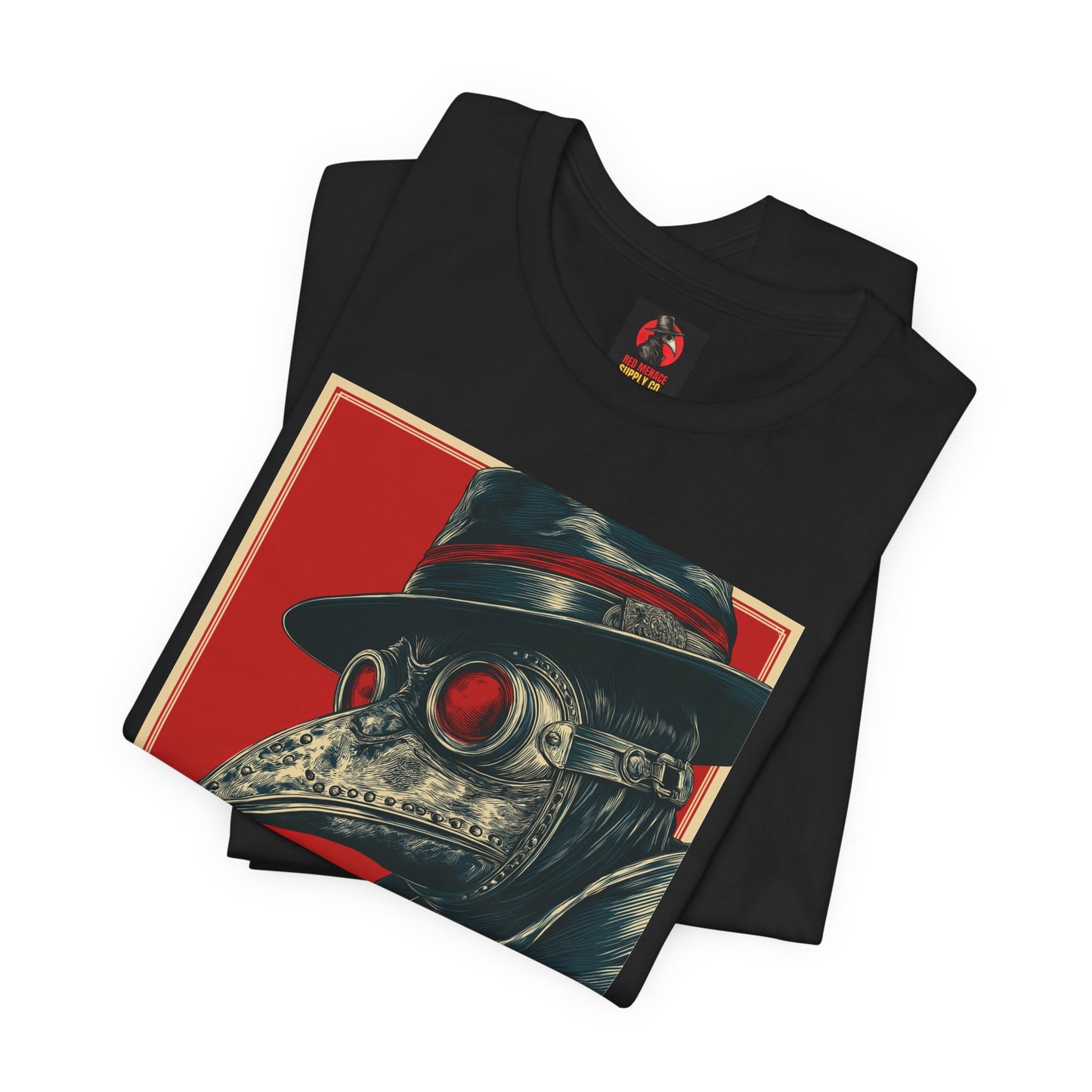 Red Menace Collective Plague Doctor Propaganda T-Shirt