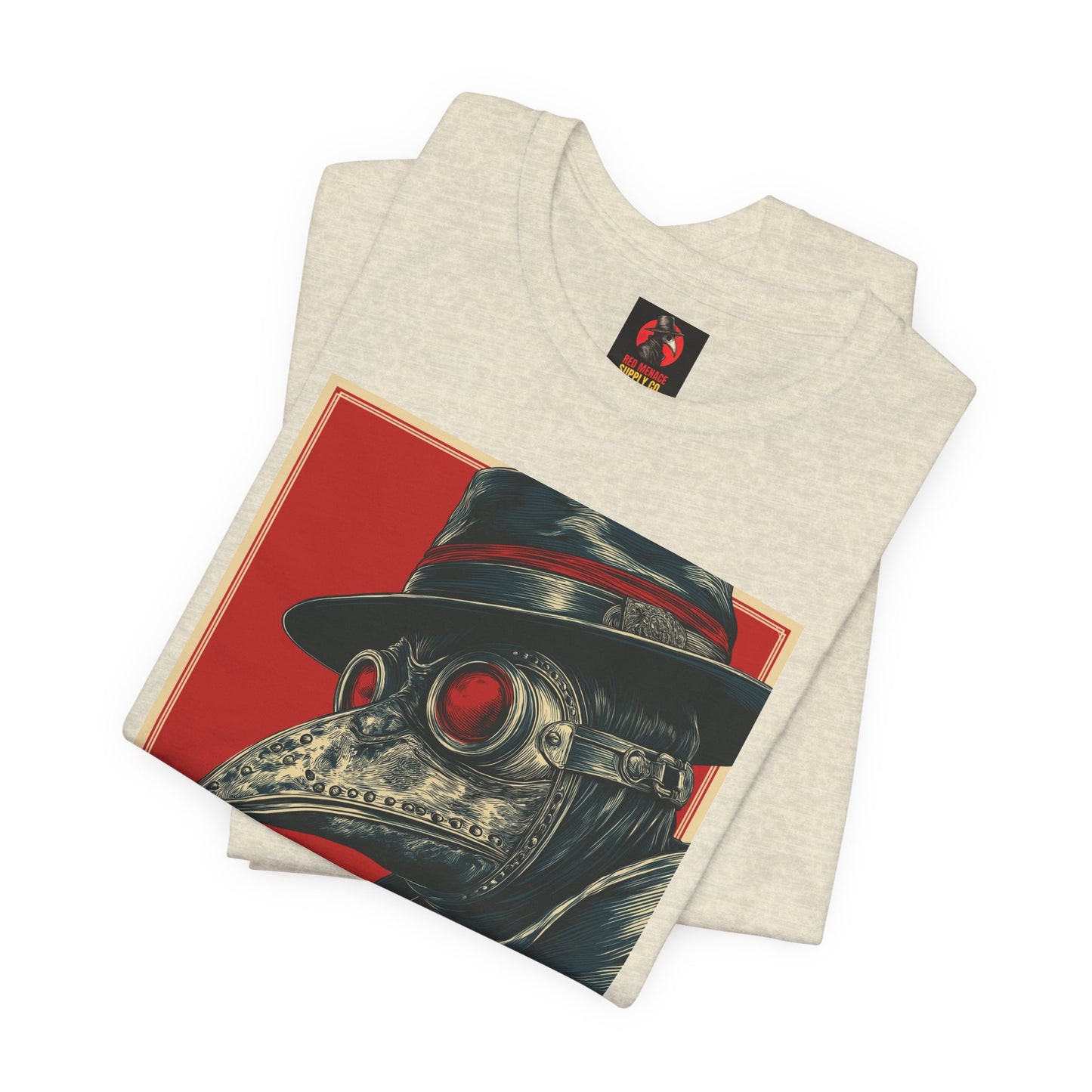 Red Menace Collective Plague Doctor Propaganda T-Shirt