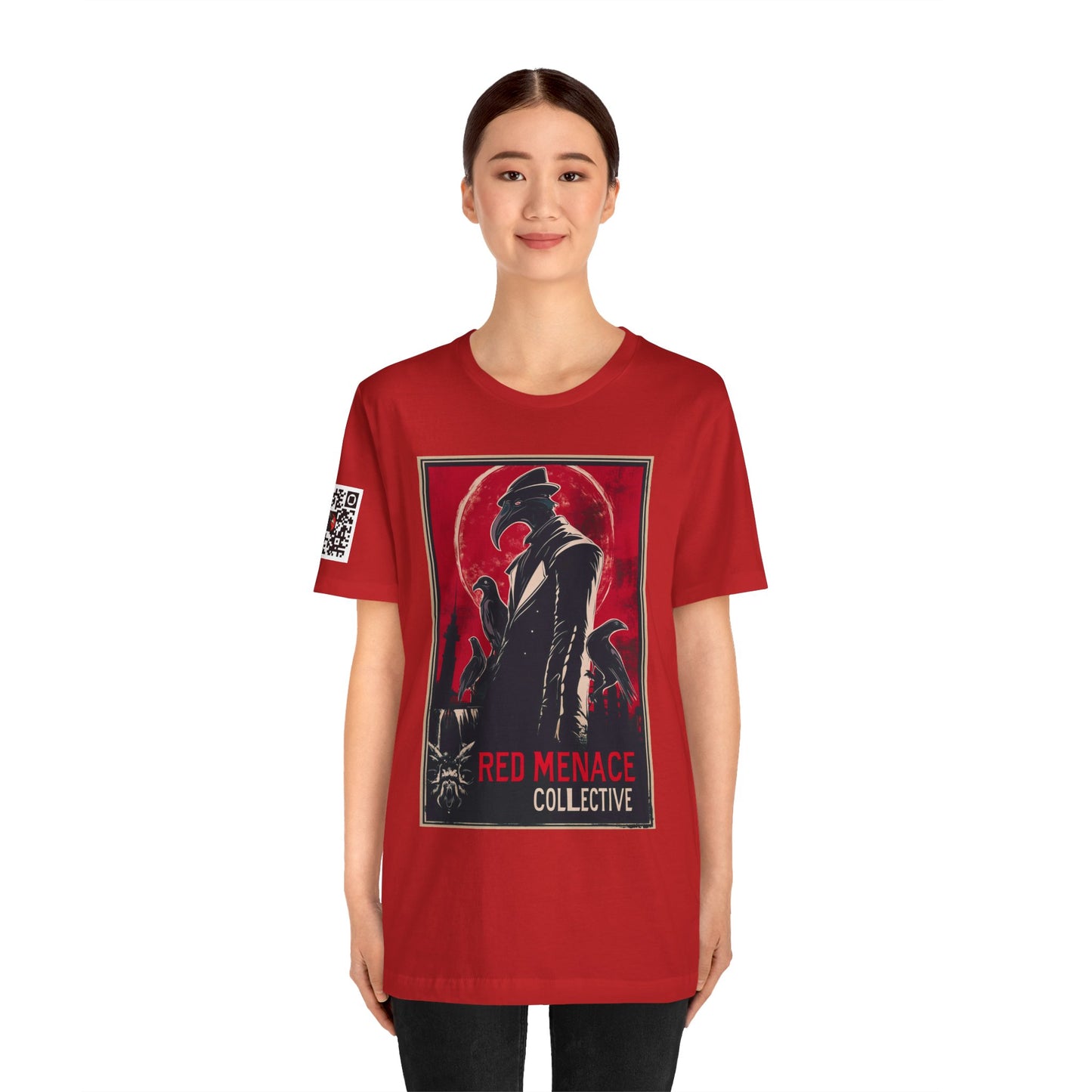 Red Menace Collective Propaganda Unisex Jersey Short Sleeve Tee